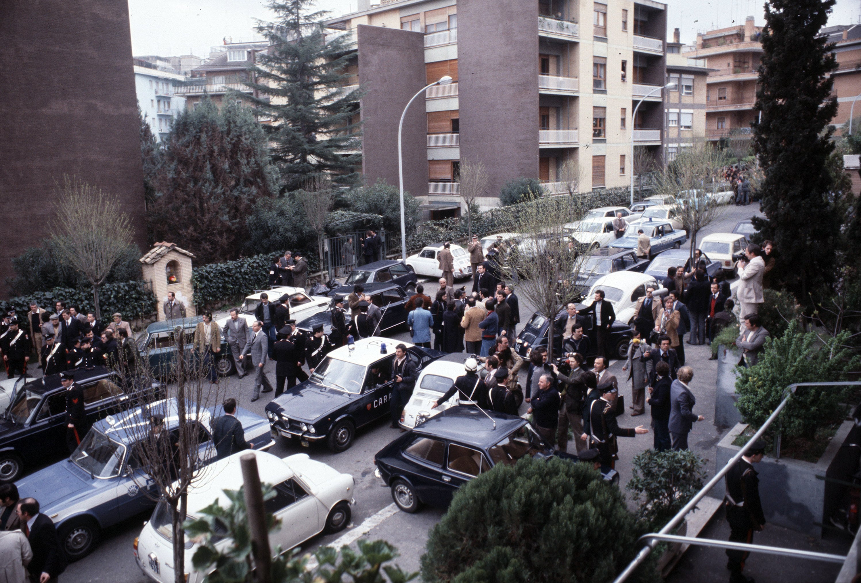 Via Fani a Roma, in seguito al sequestro
