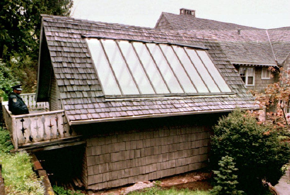 Seattle, Stato di Washington. La casa in cui Kurt Cobain fu ritrovato cadavere l'8 aprile 1994. Si era ucciso con un colpo di fucile in testa