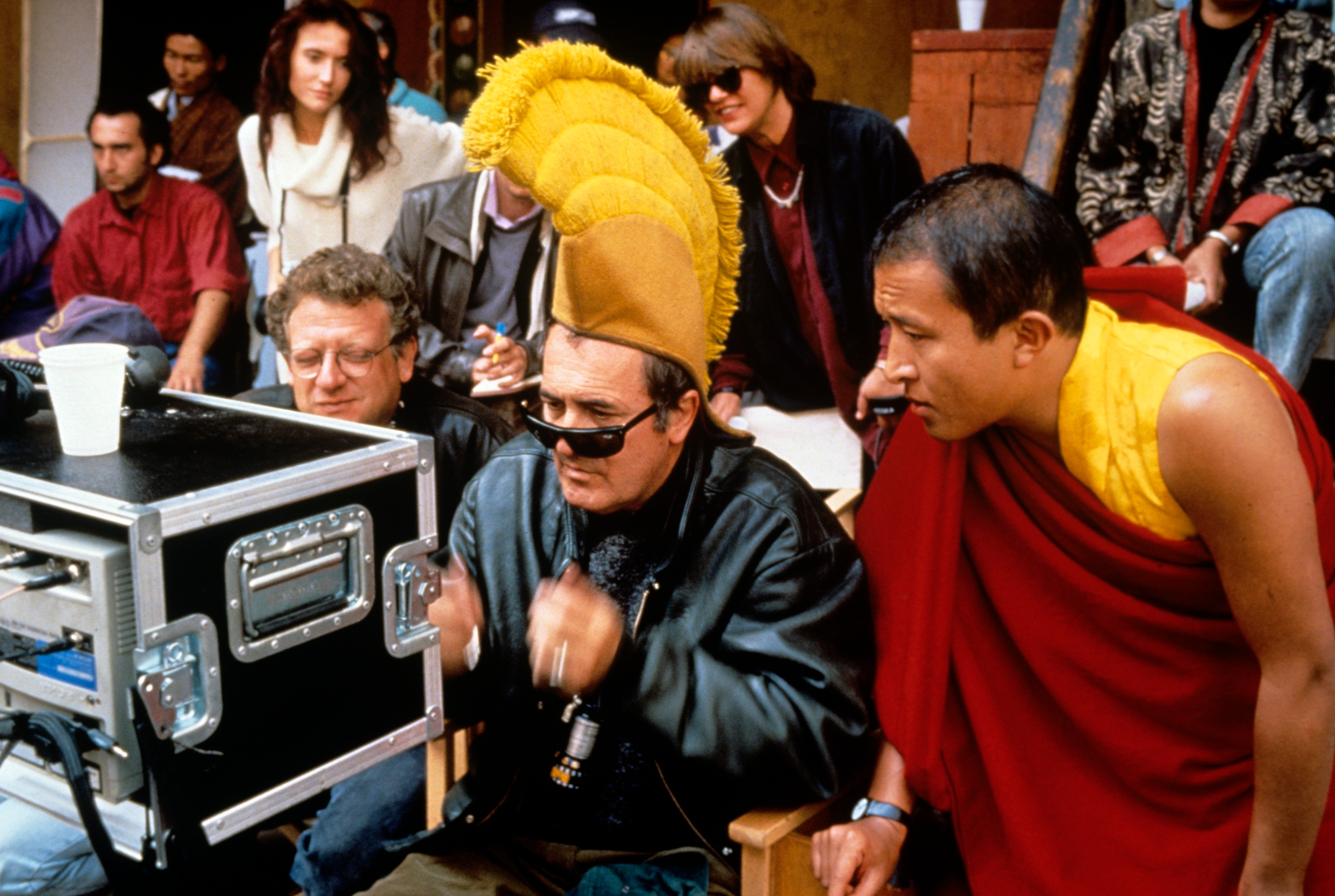Sul set del film Piccolo Buddha 1987
