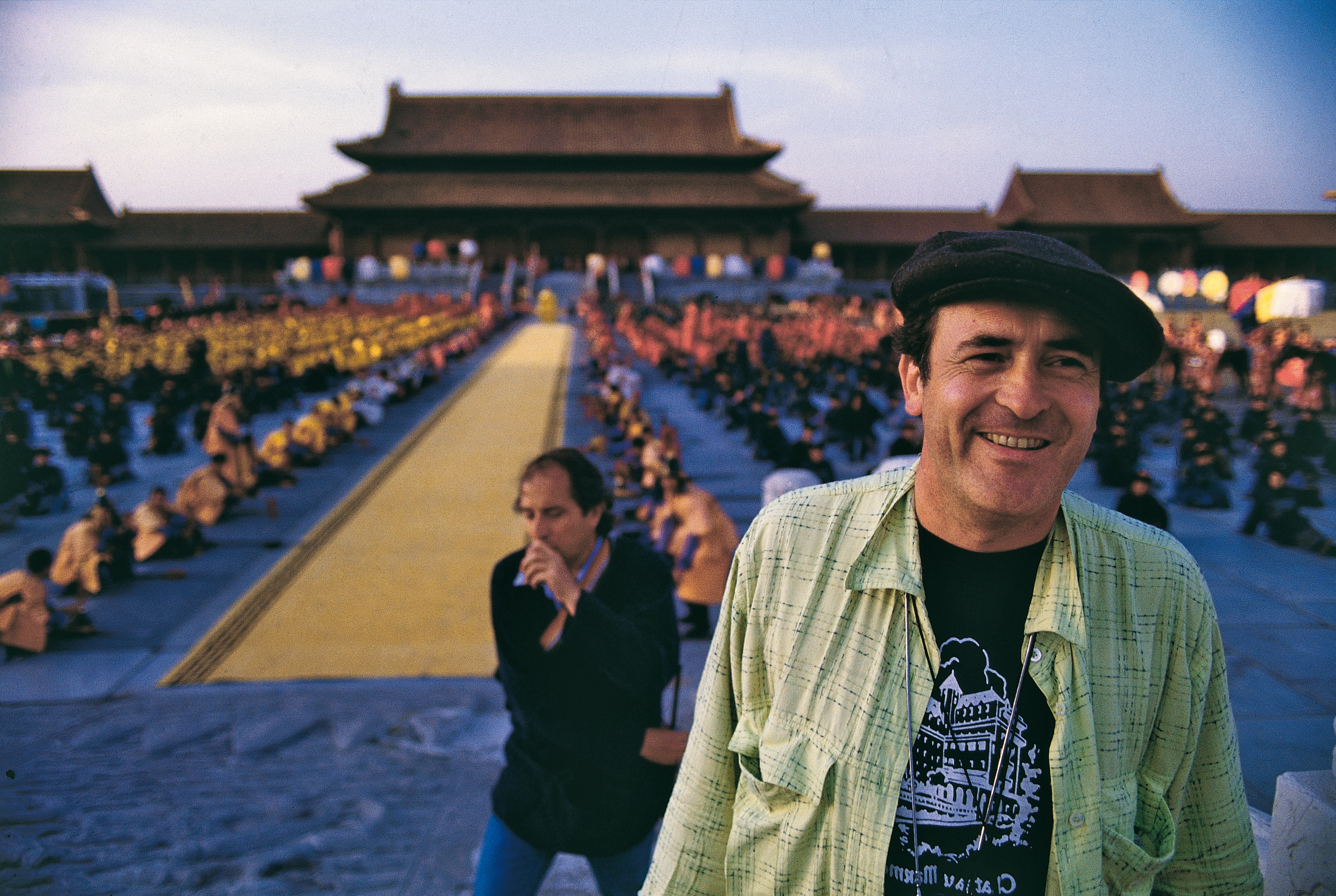 Sul set del film L'ultimo imperatore 1987
