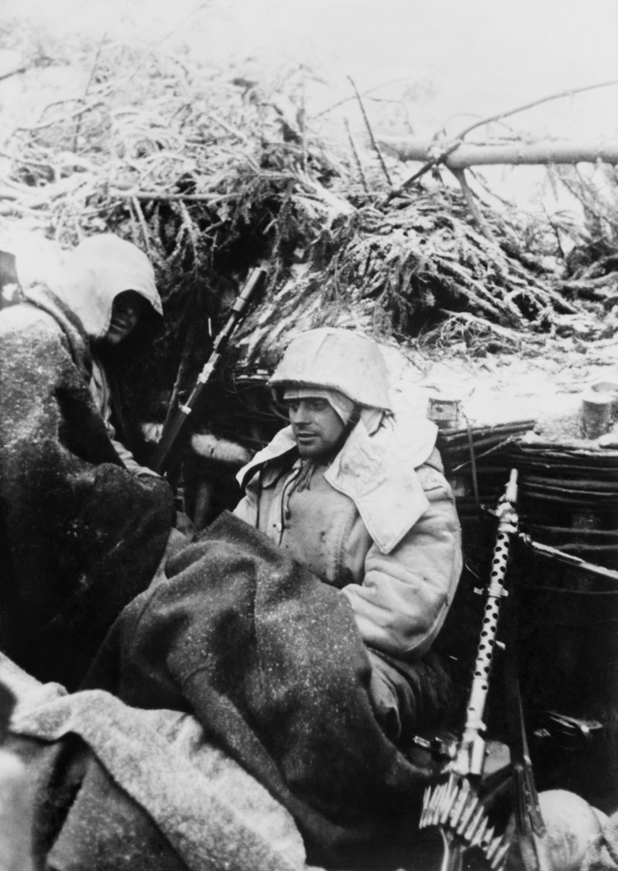 Due soldati tedeschi al fronte in Russia, il 26 giugno 1943