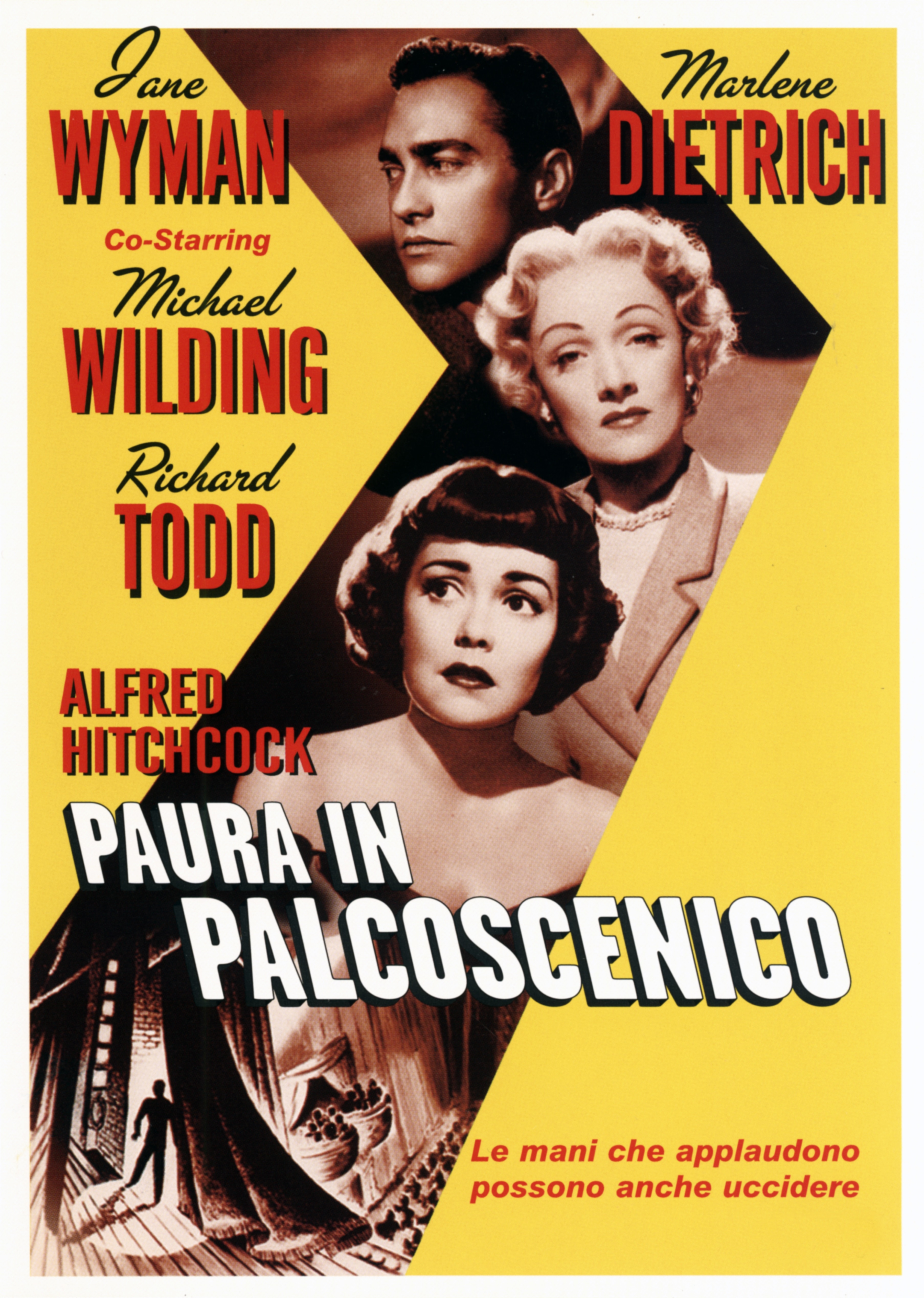 Locandina italiana del film Paura in palcoscenico