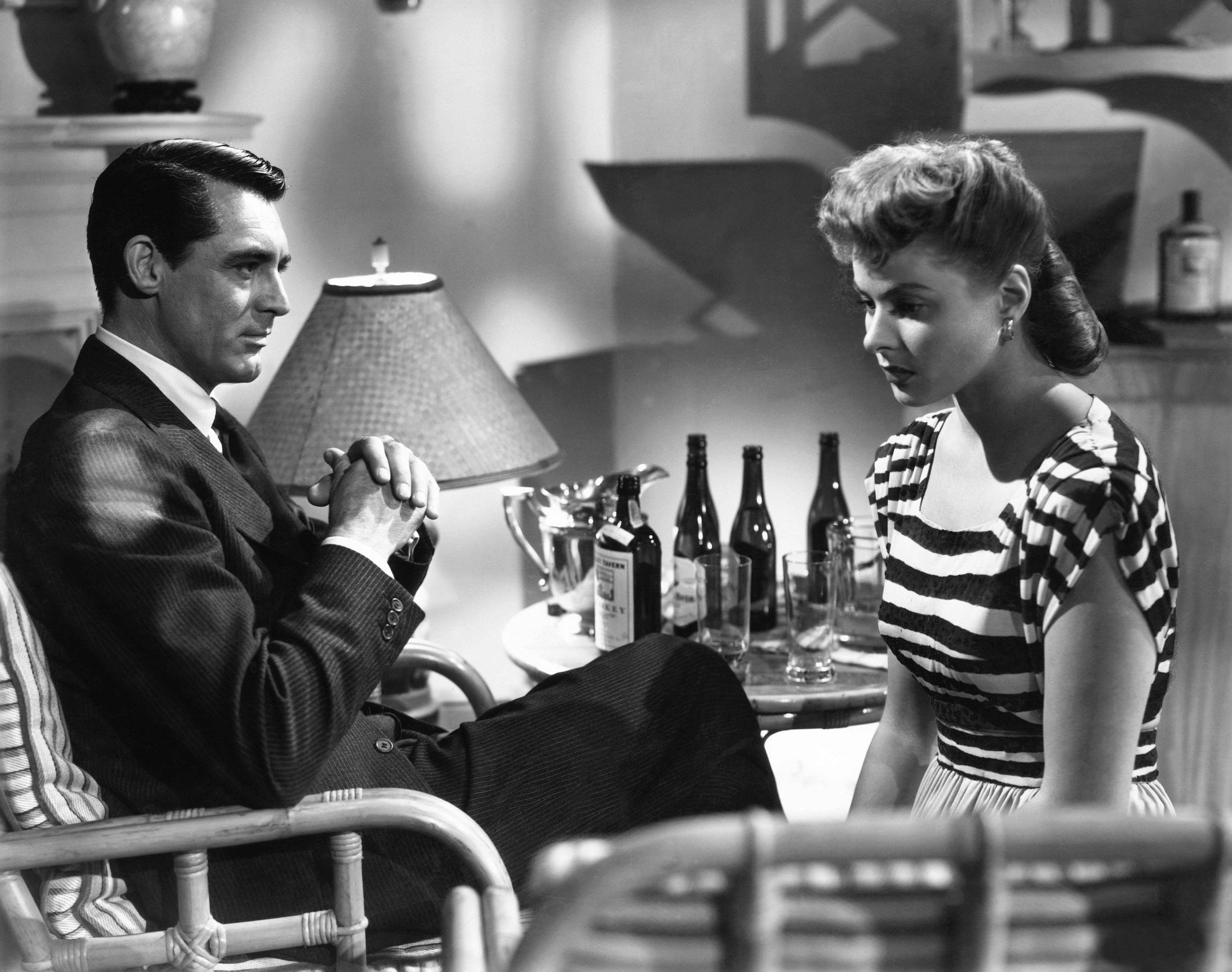 Notorius con Cary Grant e Ingrid Bergman