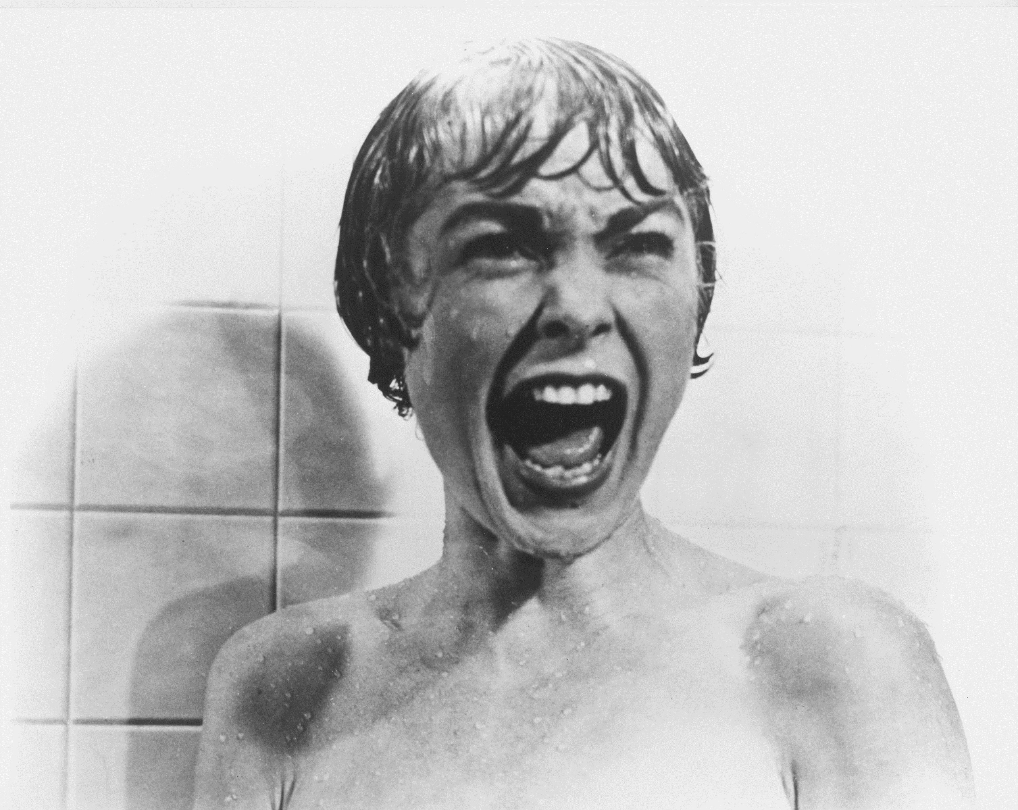 La celebre scena della doccia in Psyco con Janet Leigh