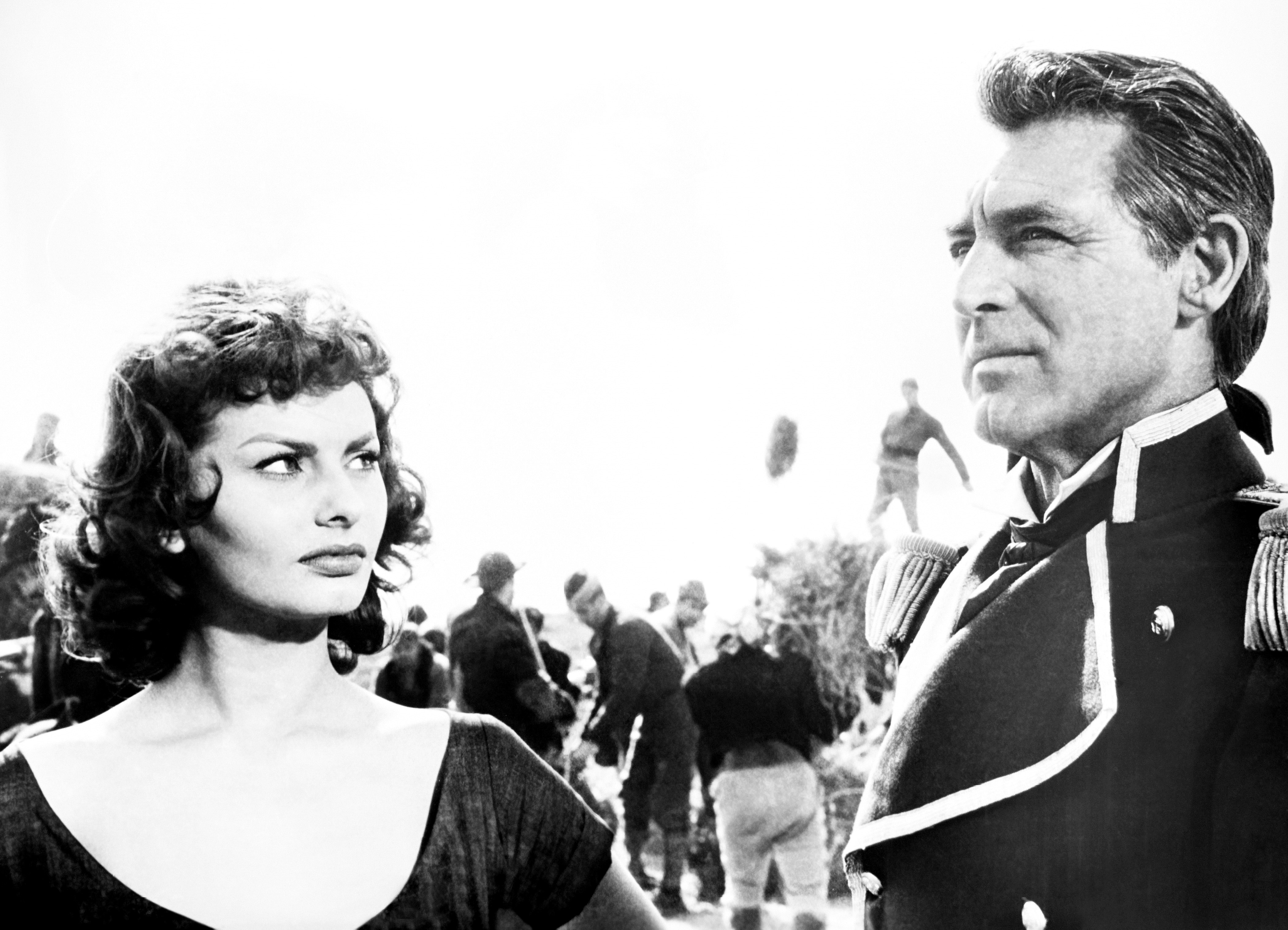 Con Sofia Loren nel 1957