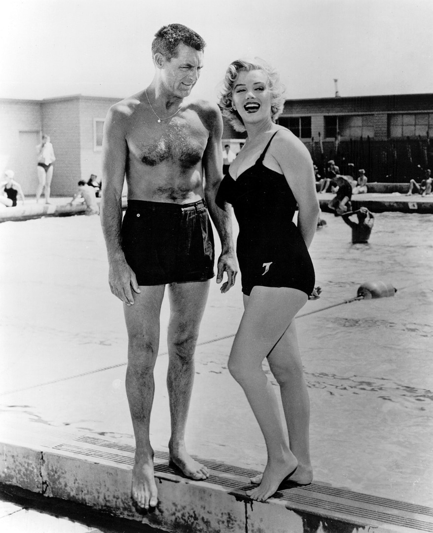 Con Marylin Monroe nel film Il magnifico scherzo del 1952
