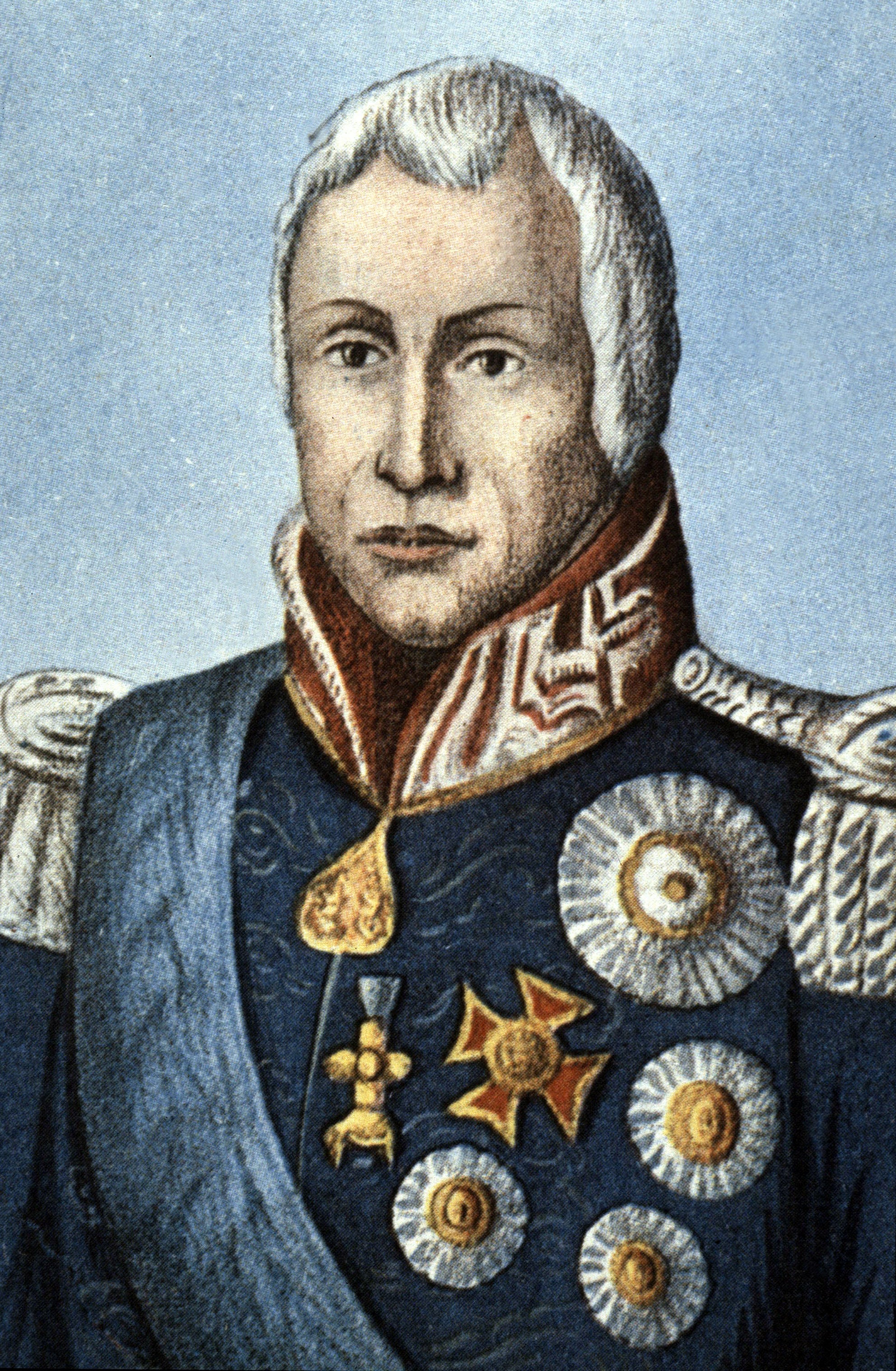 Carlo Felice, sovrano del Regno di Sardegna dal 1821, in seguito all'abdicazione del fratello Vittorio Emanuele I, fino alla morte, nel 1831. Gli succede il nipote Carlo Alberto.