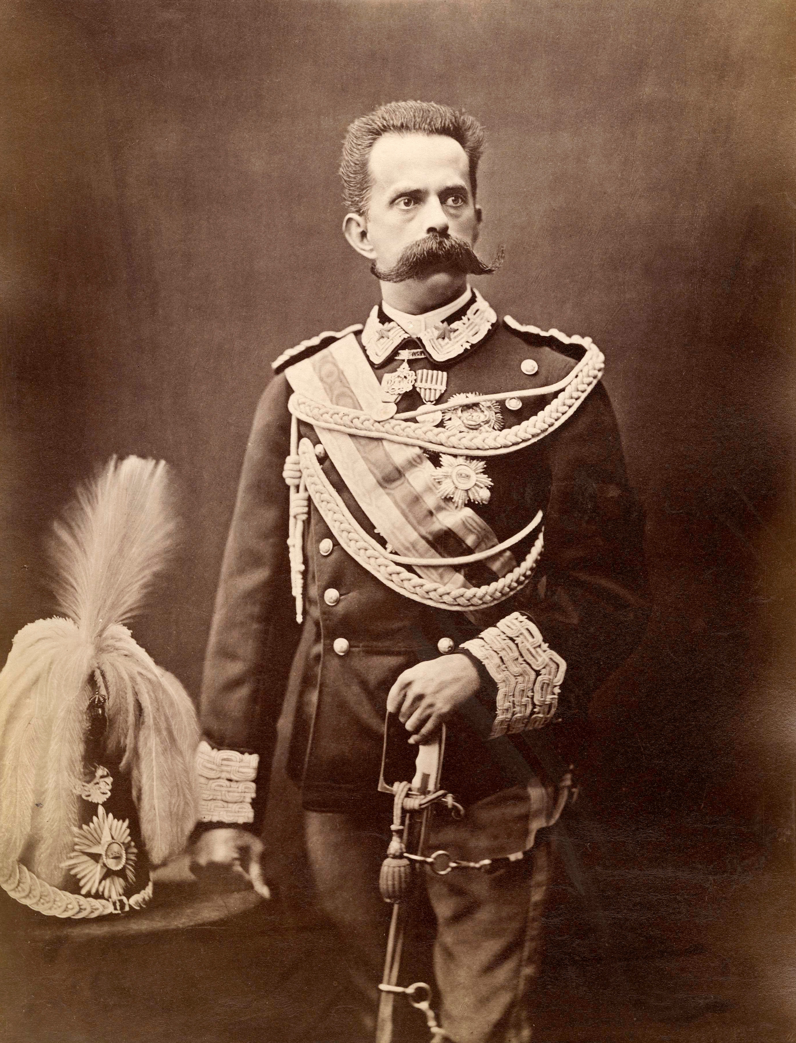 Umberto I, salito al trono dopo la morte del padre, Vittorio Emanuele II, nel 1878