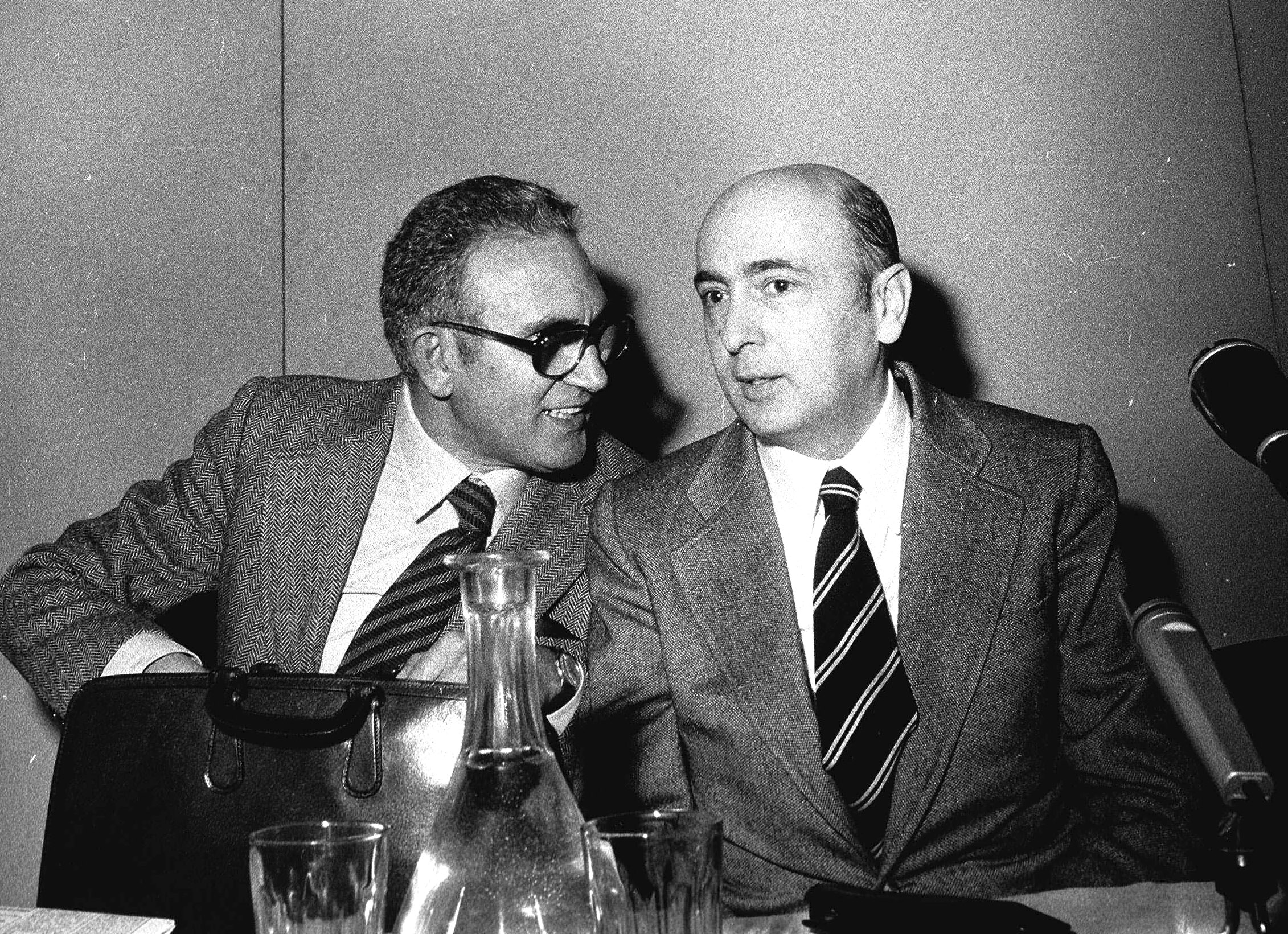 In compagnia di Giorgio Napolitano, nel 1977