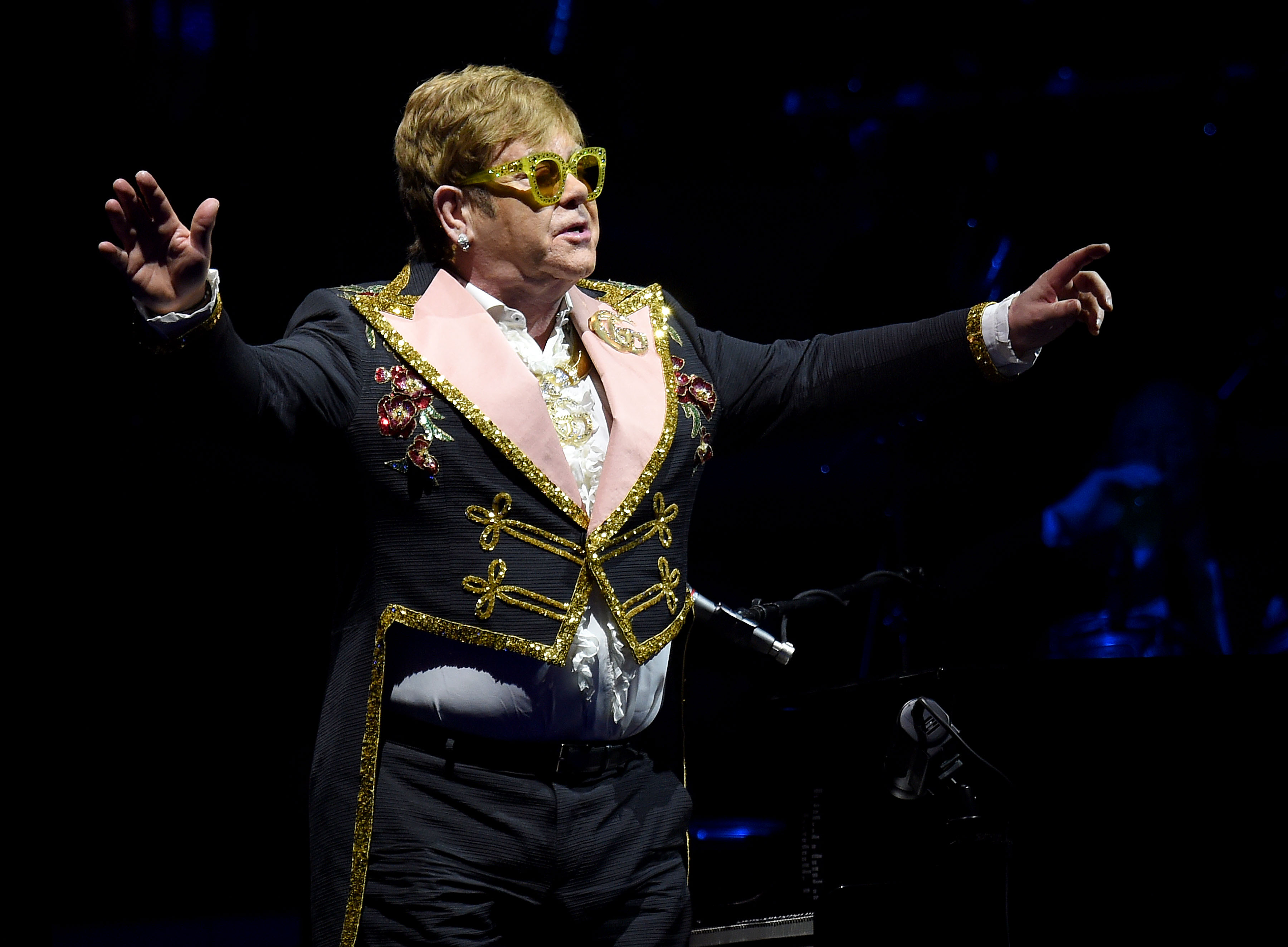 Marzo 2019. Un concerto di Elton John al Madison Square Garden di New York