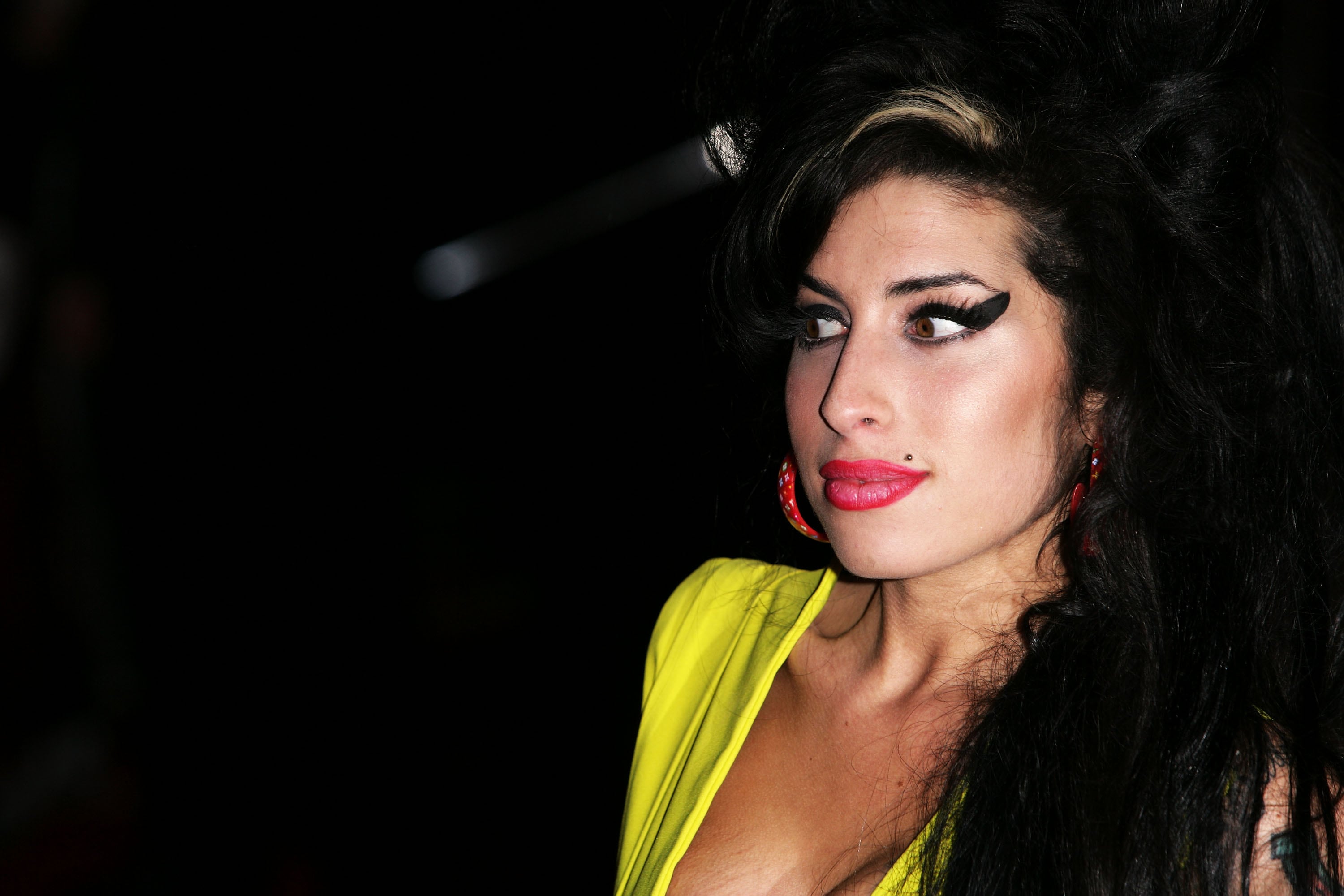 Londra, febbario 2007. Amy Winehouse ai BRIT Awards
