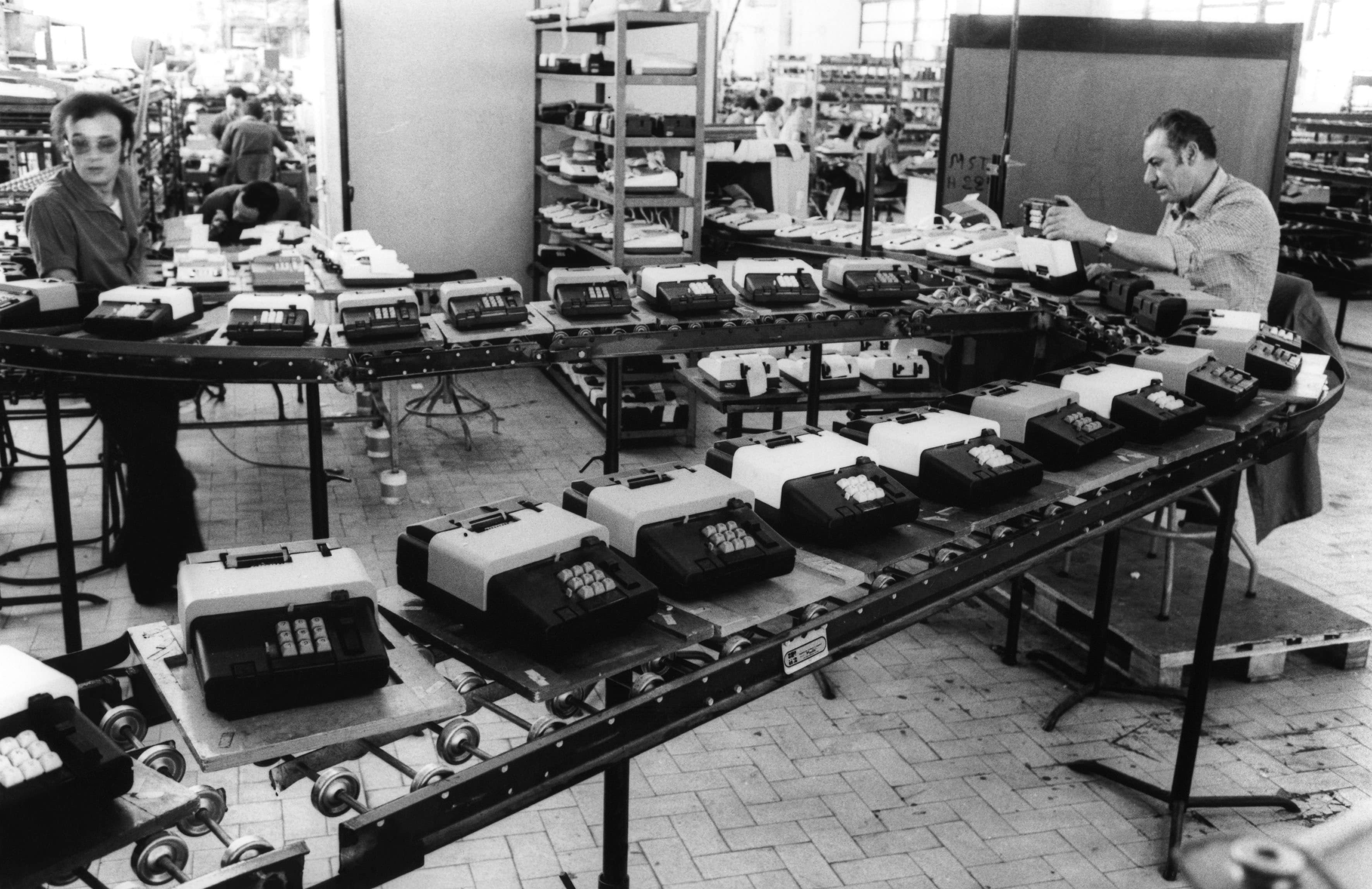 La sede di Pozzuoli, nel 1973