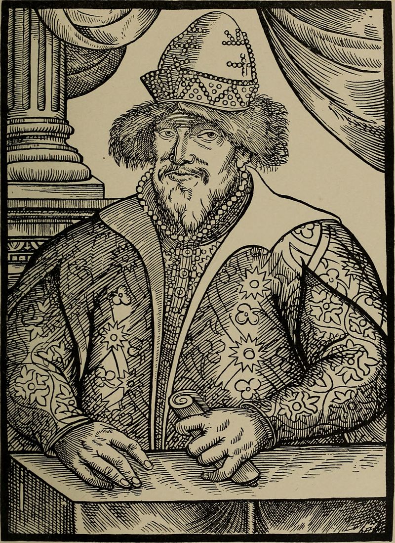 Ivan IV in un'immagine iconografica del XVII secolo
