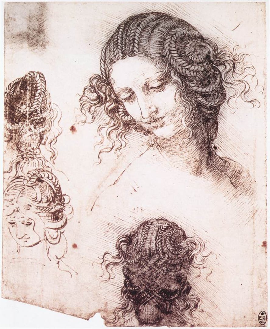"Testa di Leda" è un disegno a gessetto rosso su carta preparata rossa (20x15,7 cm), databile al 1505 circa e conservato nel Castello Sforzesco di Milano.