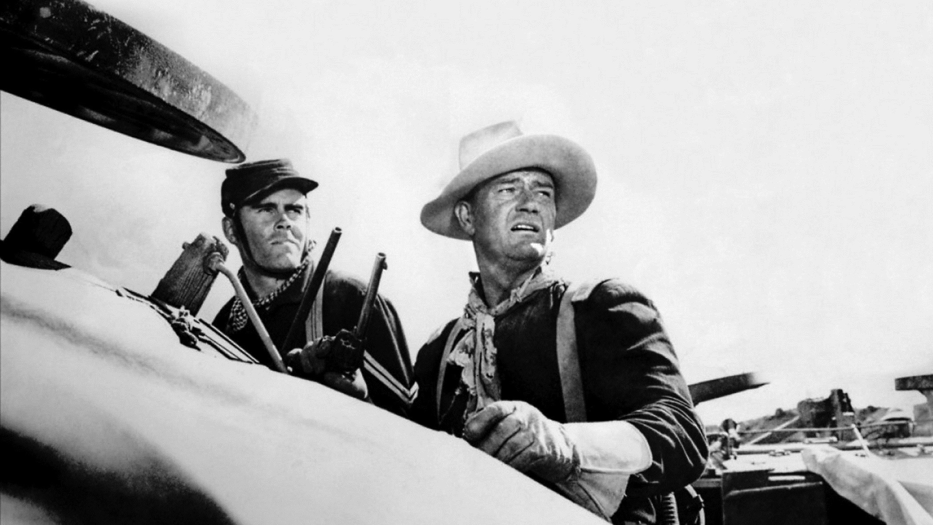 Con Henry Fonda nel 1947 in Il massacro di Fort Apache