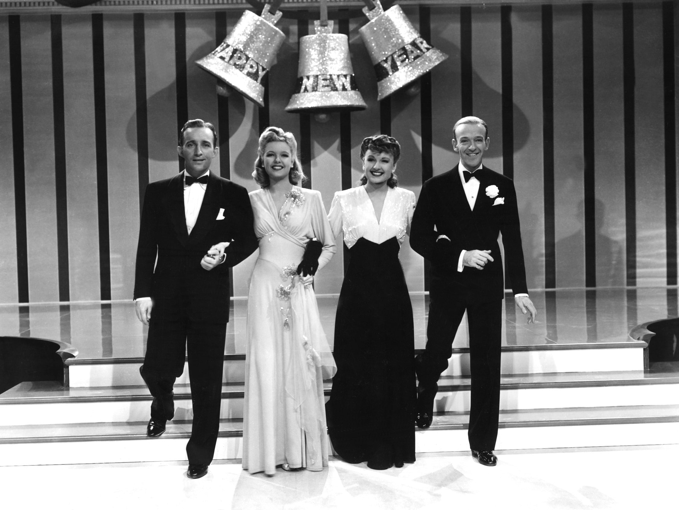 La taverna dell'allegria, 1942. Fred Astaire con Bing Crosby, Virginia Dale e Marjorie Reynolds
