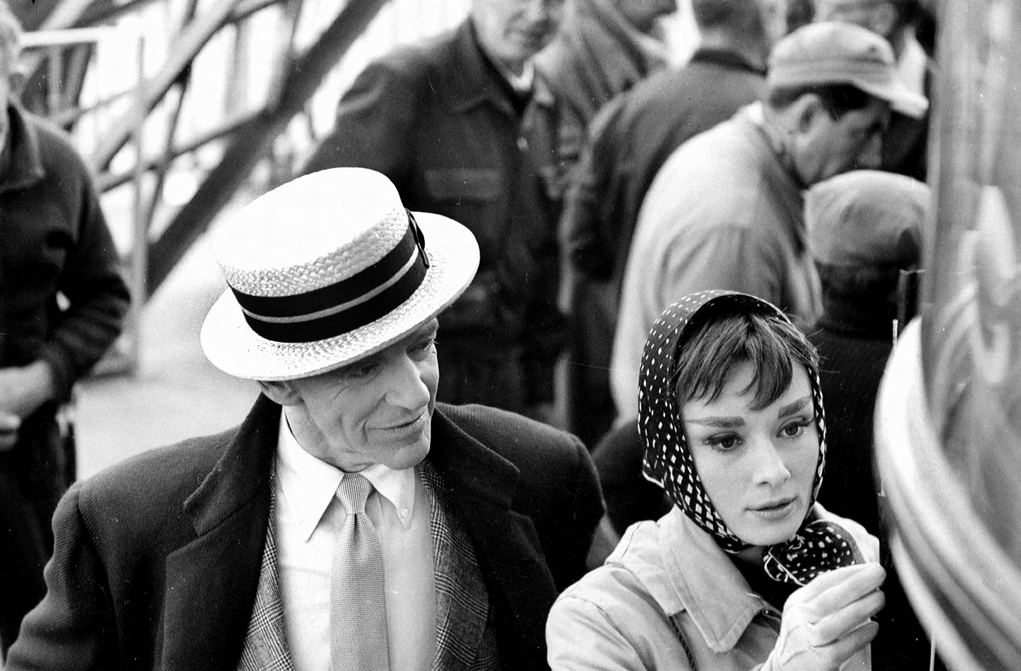 Cenerentola a Parigi di Stanley Donen, 1957. Fred Astaire e Audrey Hepburn