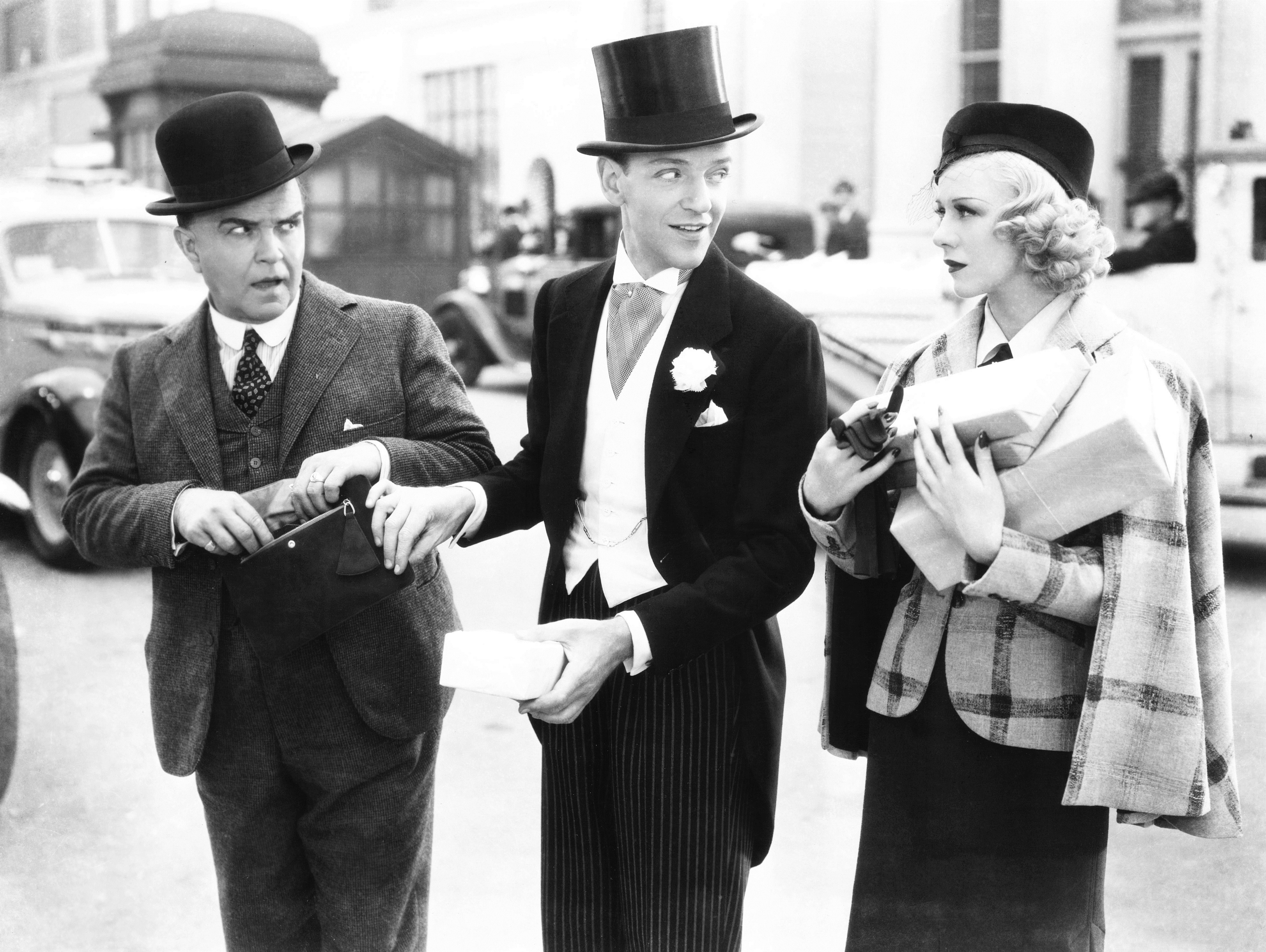 Victor Moore, Fred Astaire e Ginger Rogers