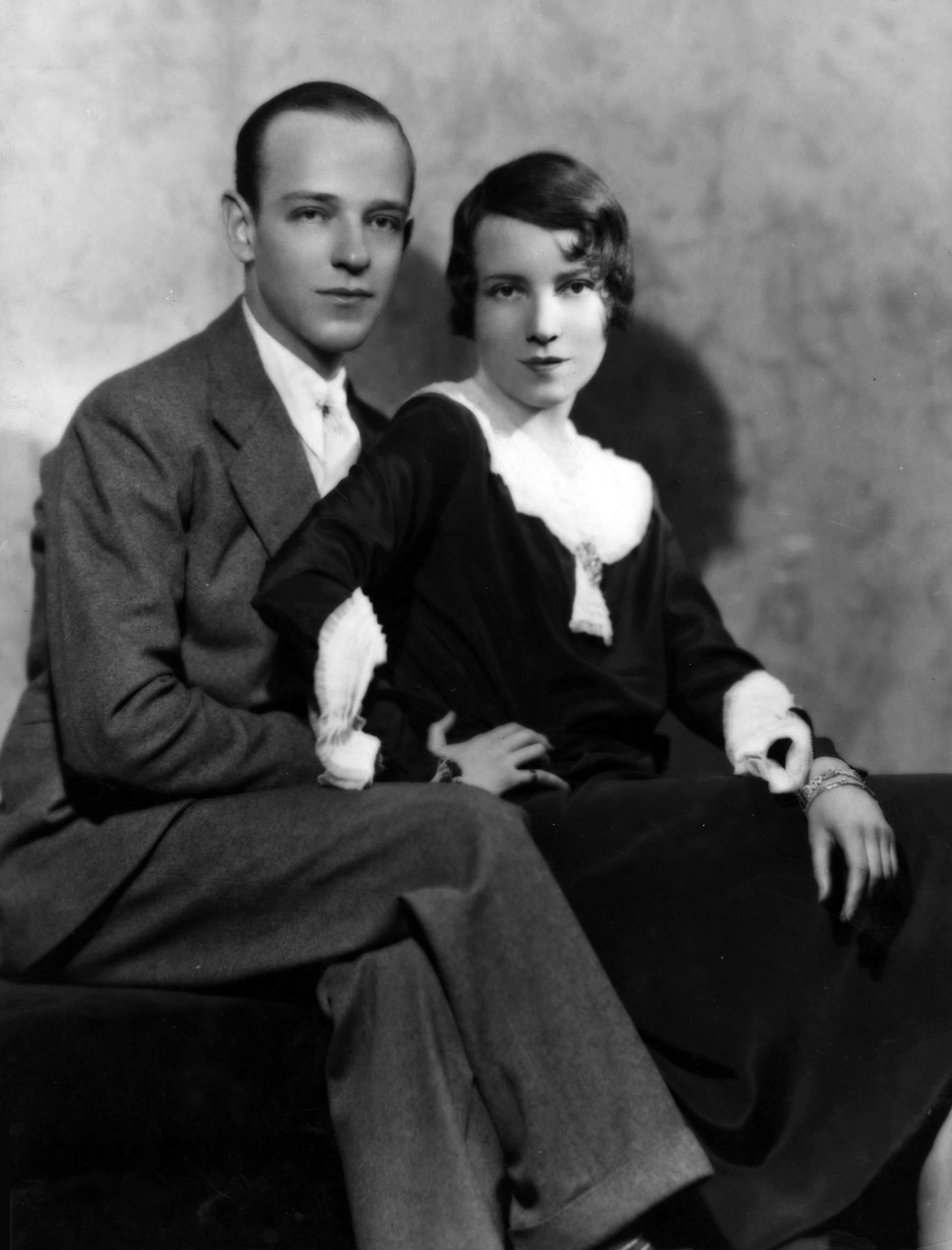 Fred con la sorella Adele, sua prima partner artistica, nel 1920