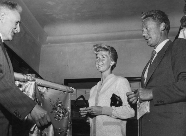 Doris Day a San Remo con Van Johnson nel 1955
