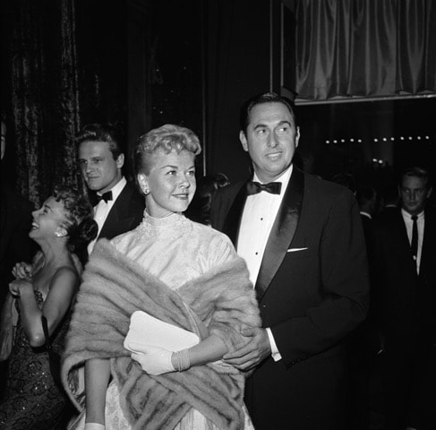 Con il terzo marito, il produttore Marty Melcher, nel 1954