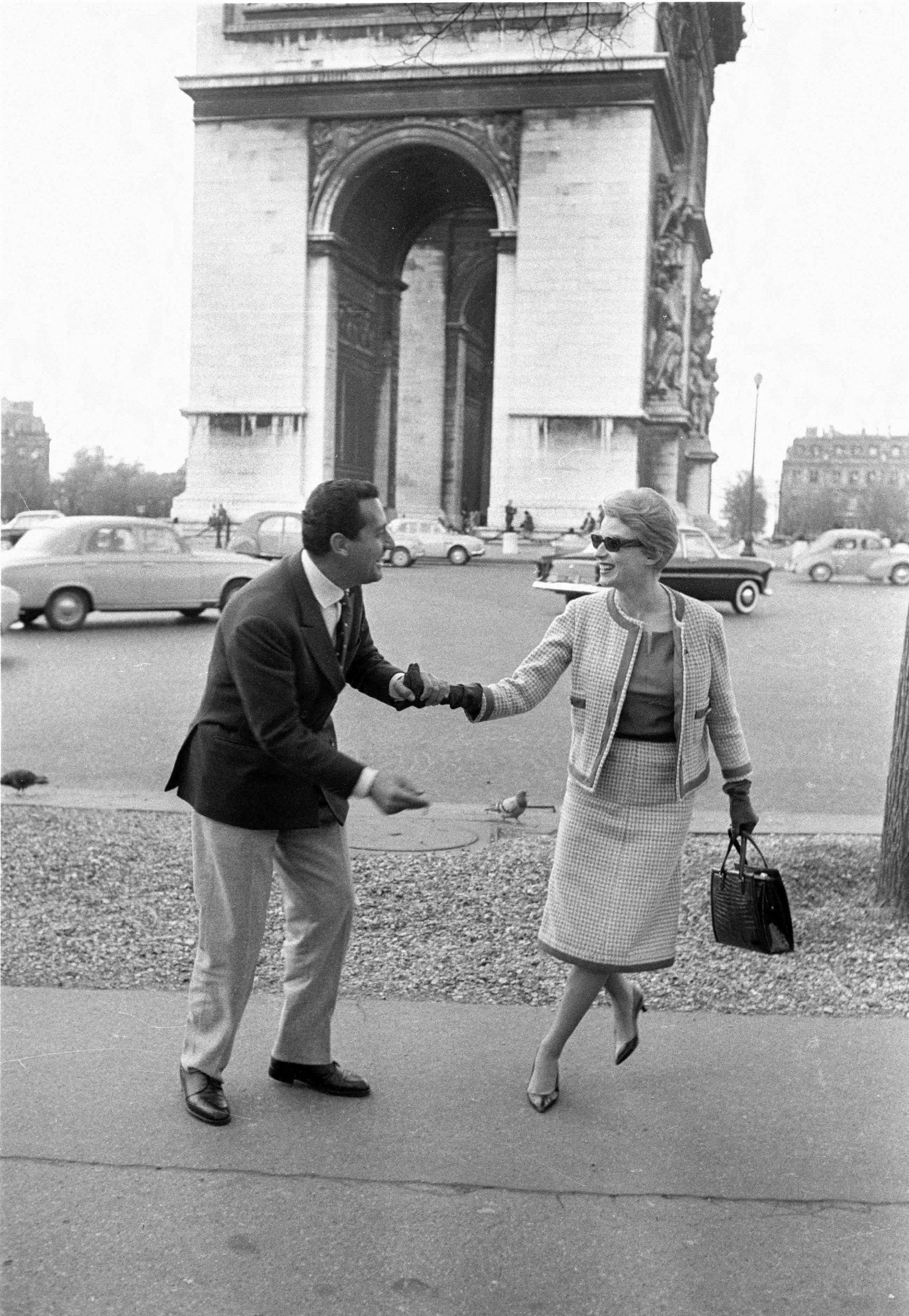 Con Silvana Mangano a Parigi nel 1963