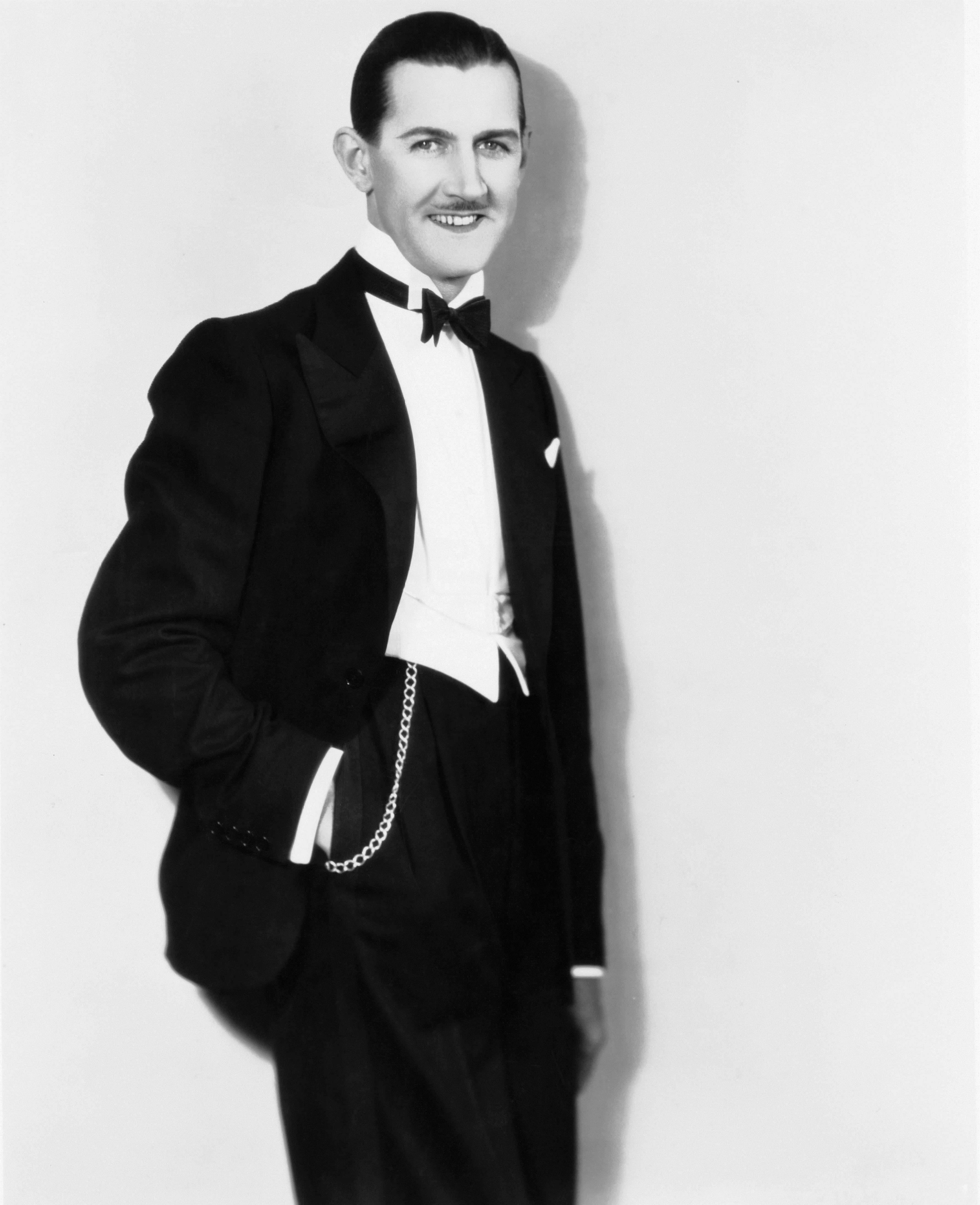 L'attore Charley Chase negli anni Venti