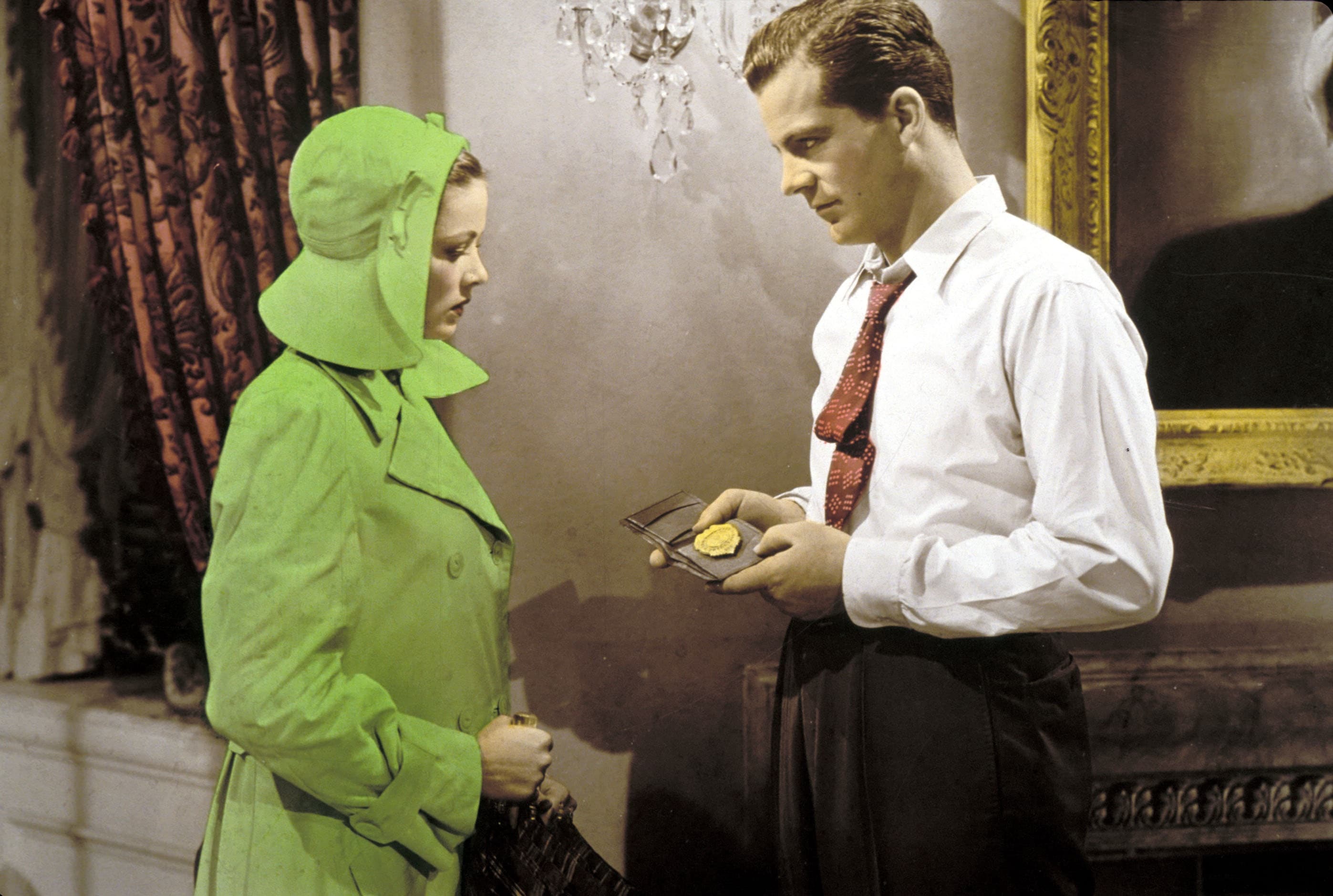 Dana Andrews e Gene Tierney in Laura, film del 1944