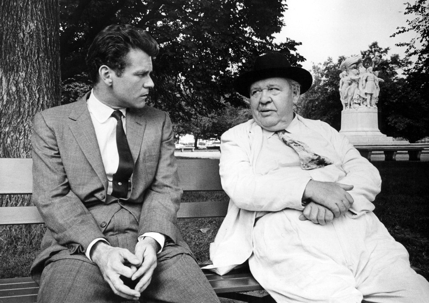 Don Murray​ e Charles Laughton nel 1962 in Tempesta su Washington