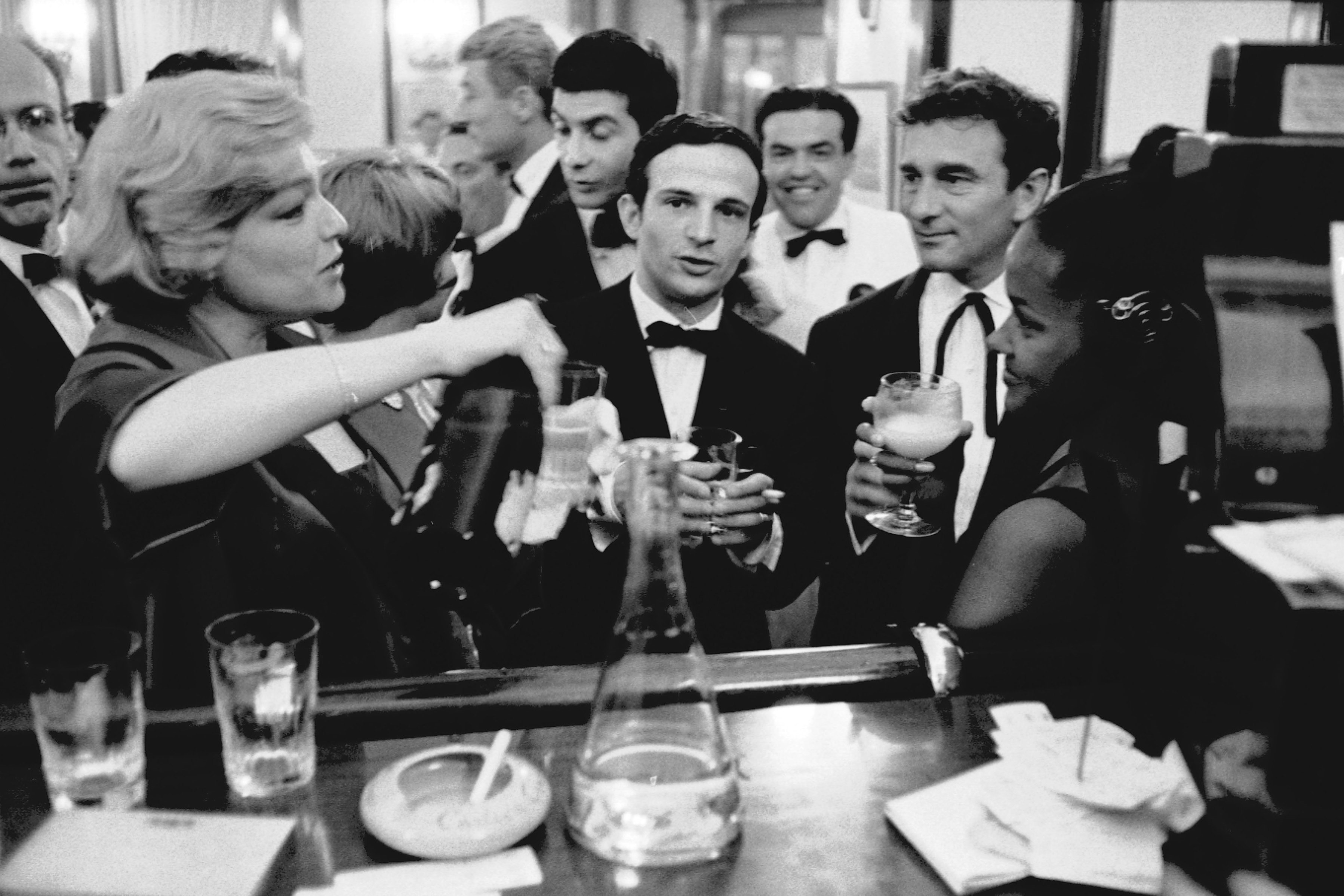 Cannes 1959. Truffaut con Simone Signoret al Festival