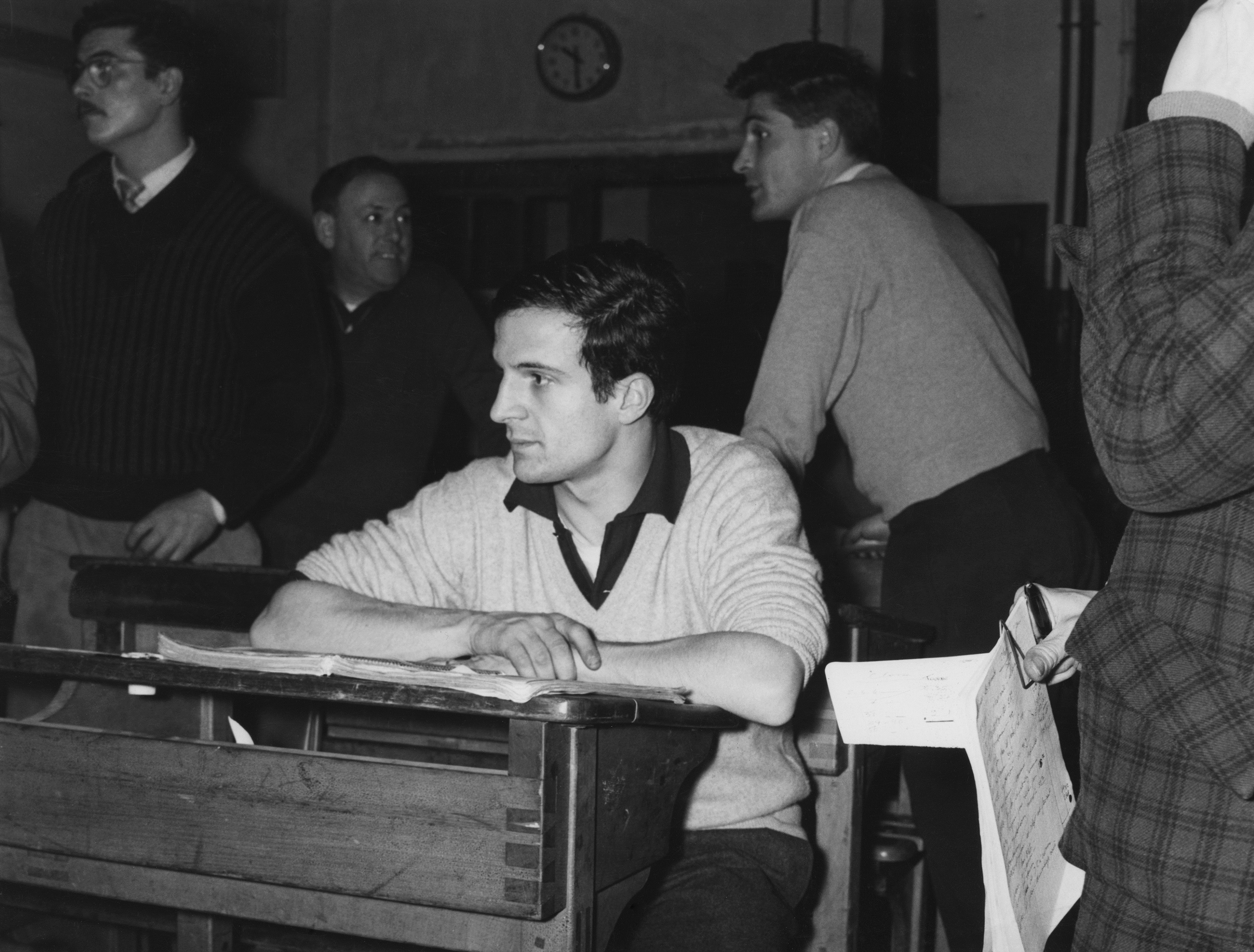 Truffaut sul set de I 400 colpi