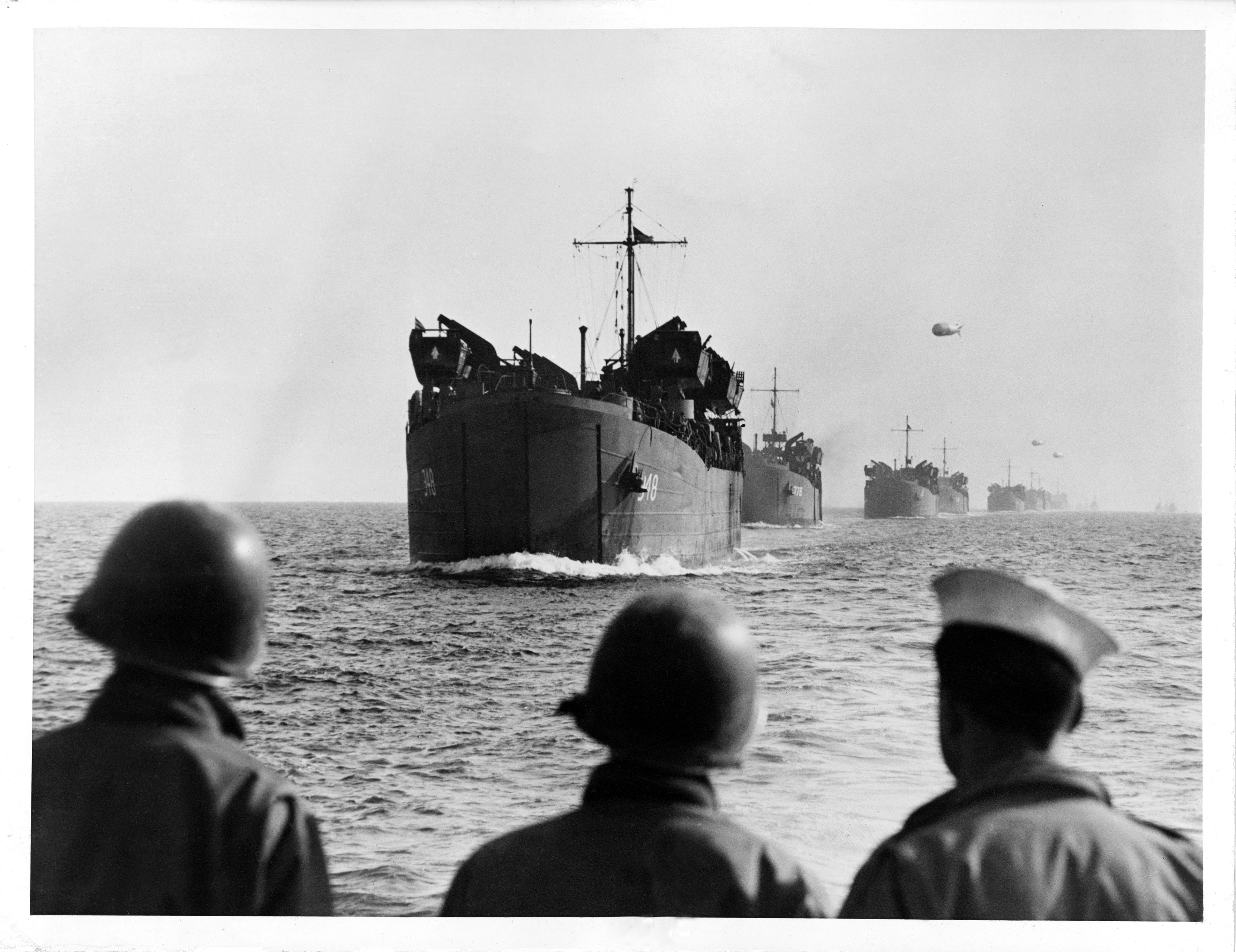 Lo sbarco degli americani ad Anzio: il 22 gennaio 1944 nelle prime dodici ore toccano terra circa cinquantamila uomini con tutto il loro equipaggiamento