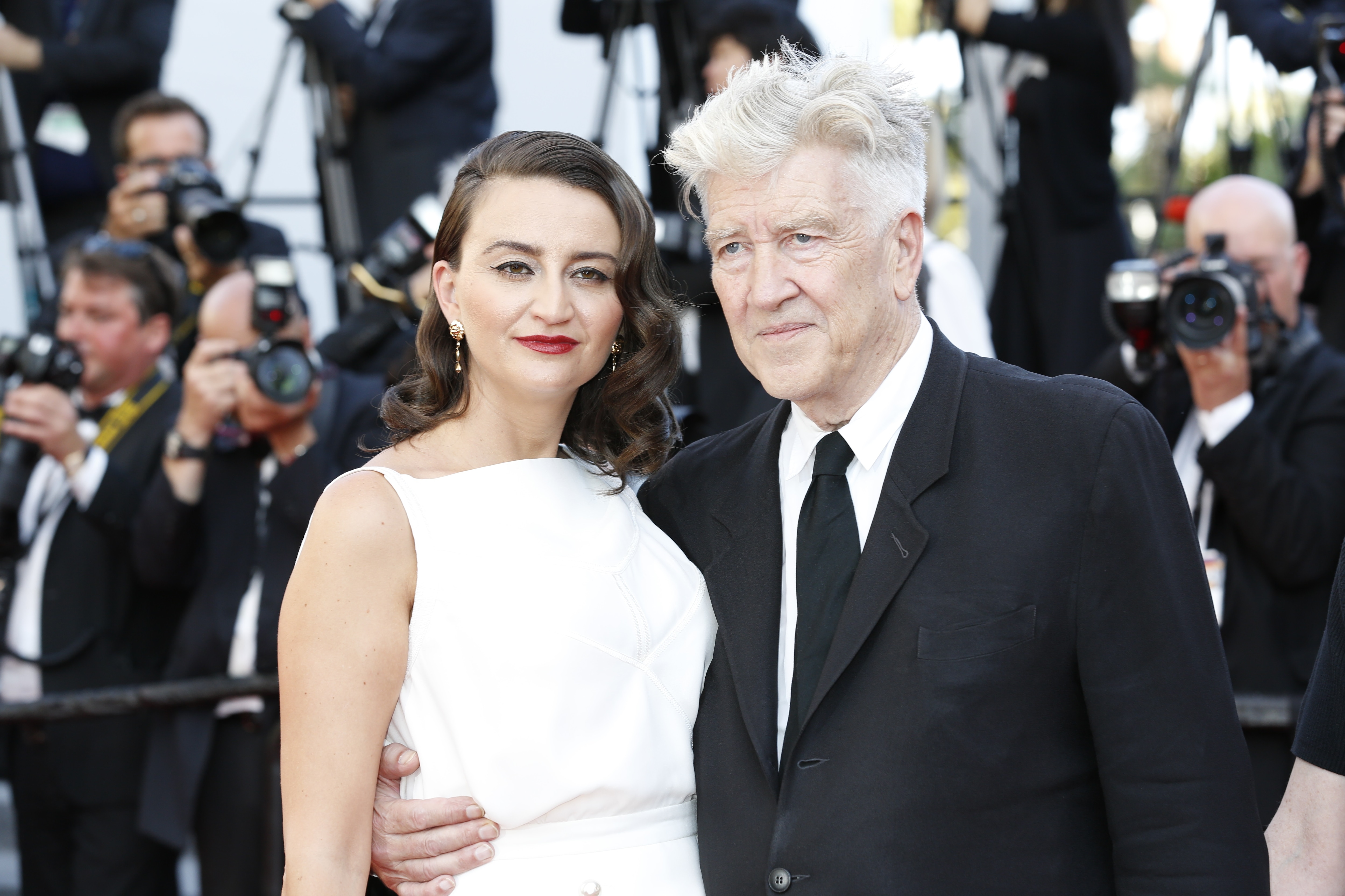 Al Festival di Cannes nel 2017 con la moglie Emily