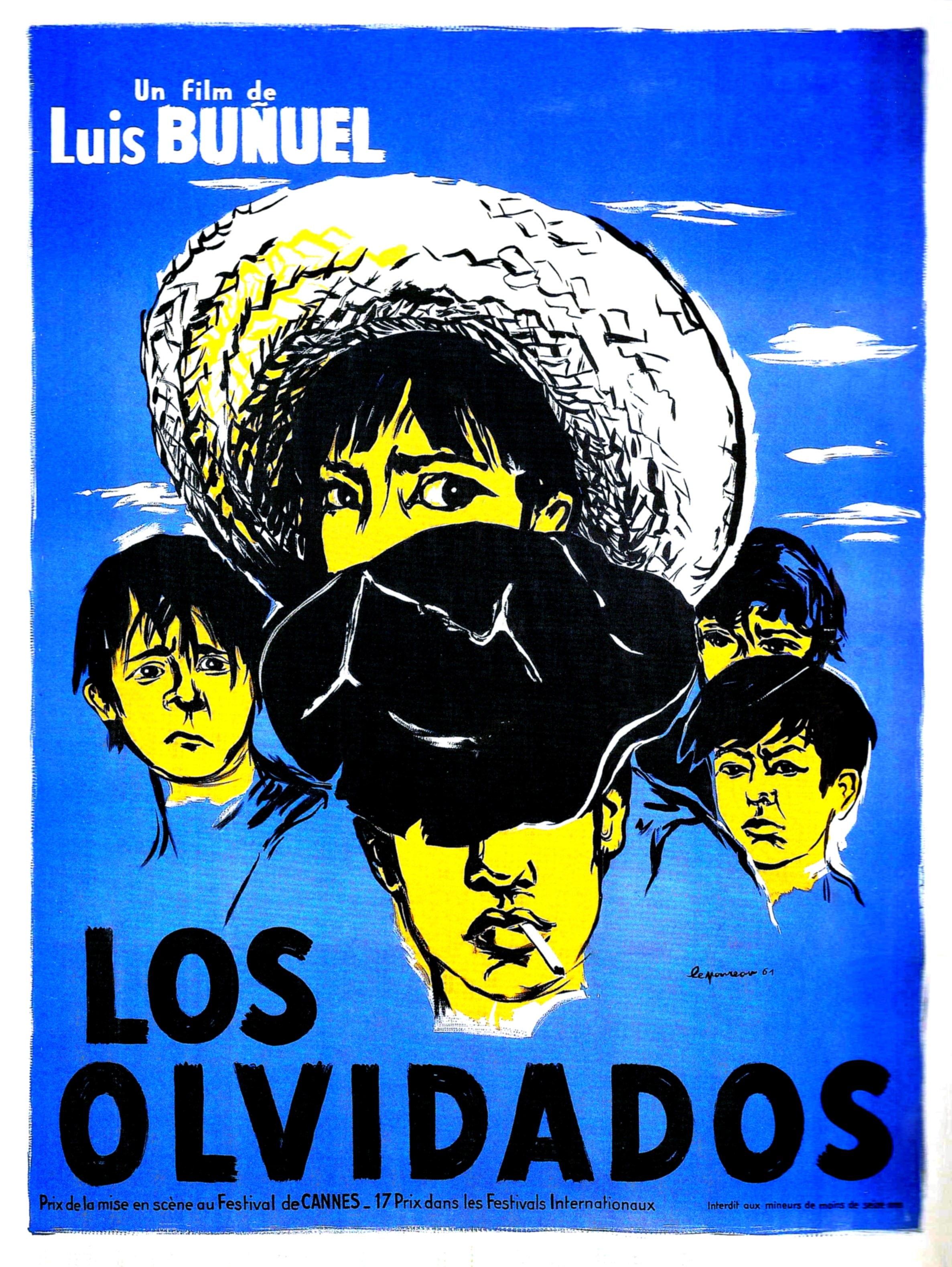 La locandina originale con il titolo spagnolo de I figli della violenza, 1950