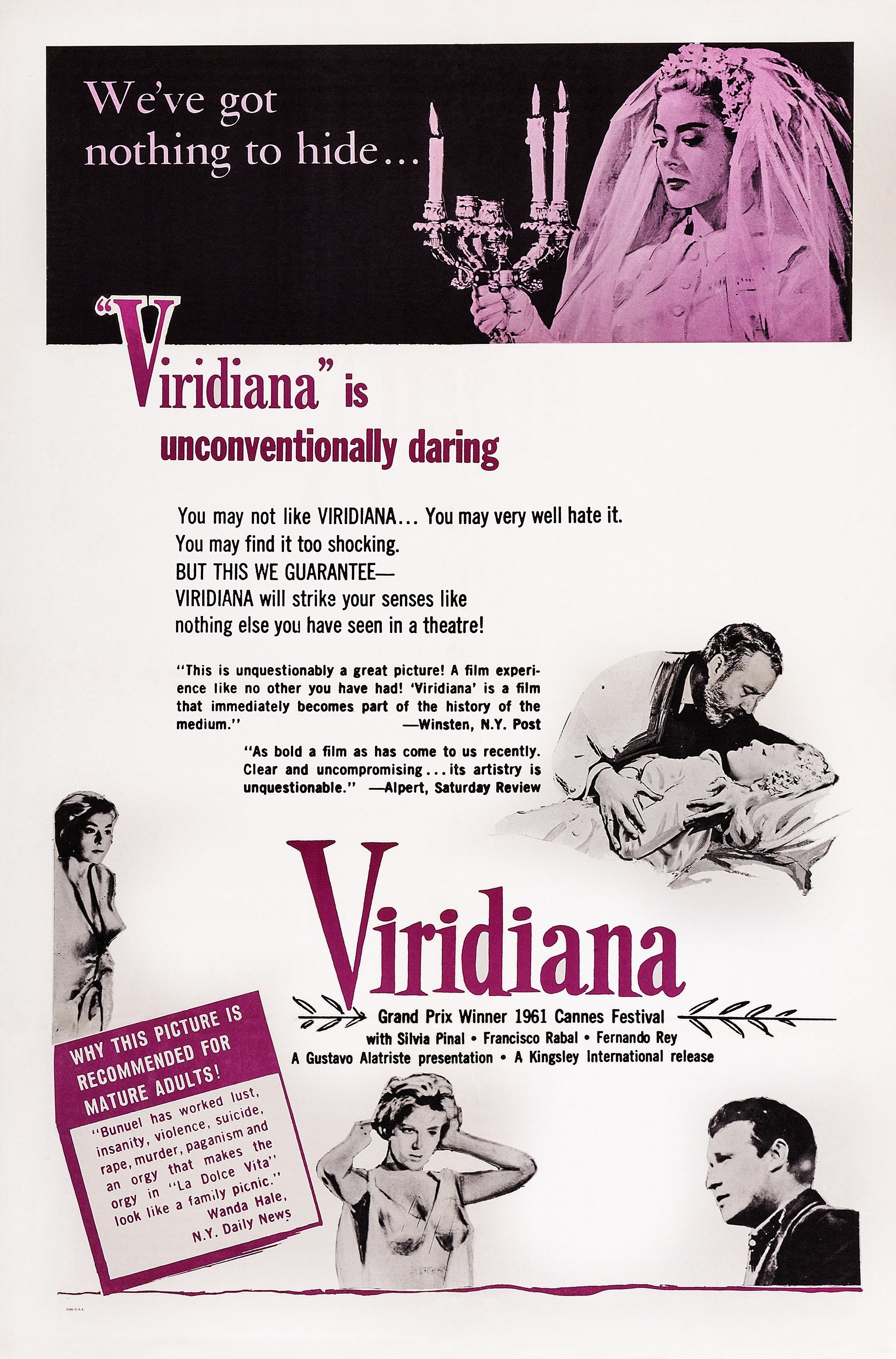Il poster di Viridiana, 1961