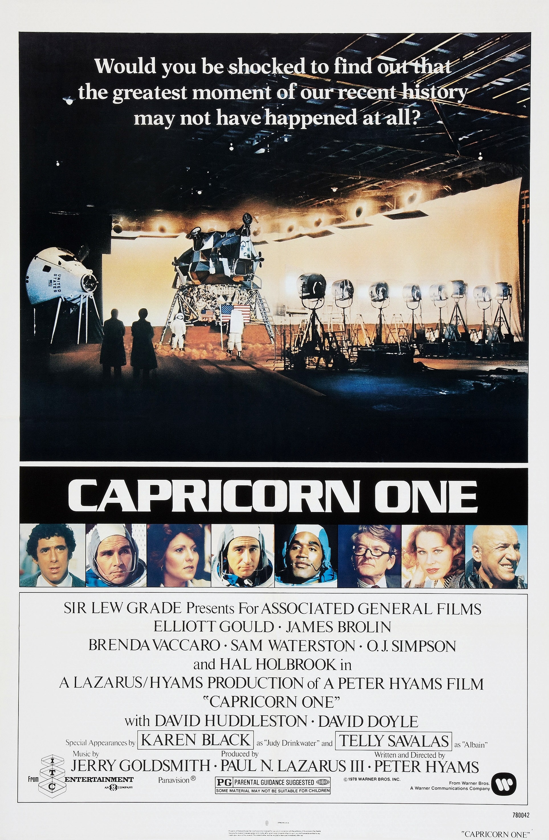 La locandina del film Capricorn One, 1978