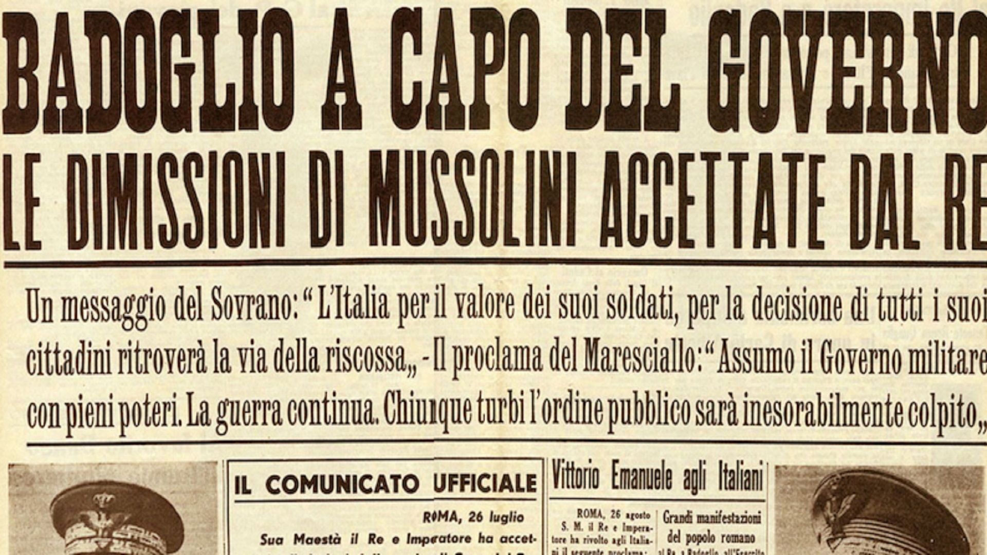 La caduta di Mussolini | Storia | Rai Cultura