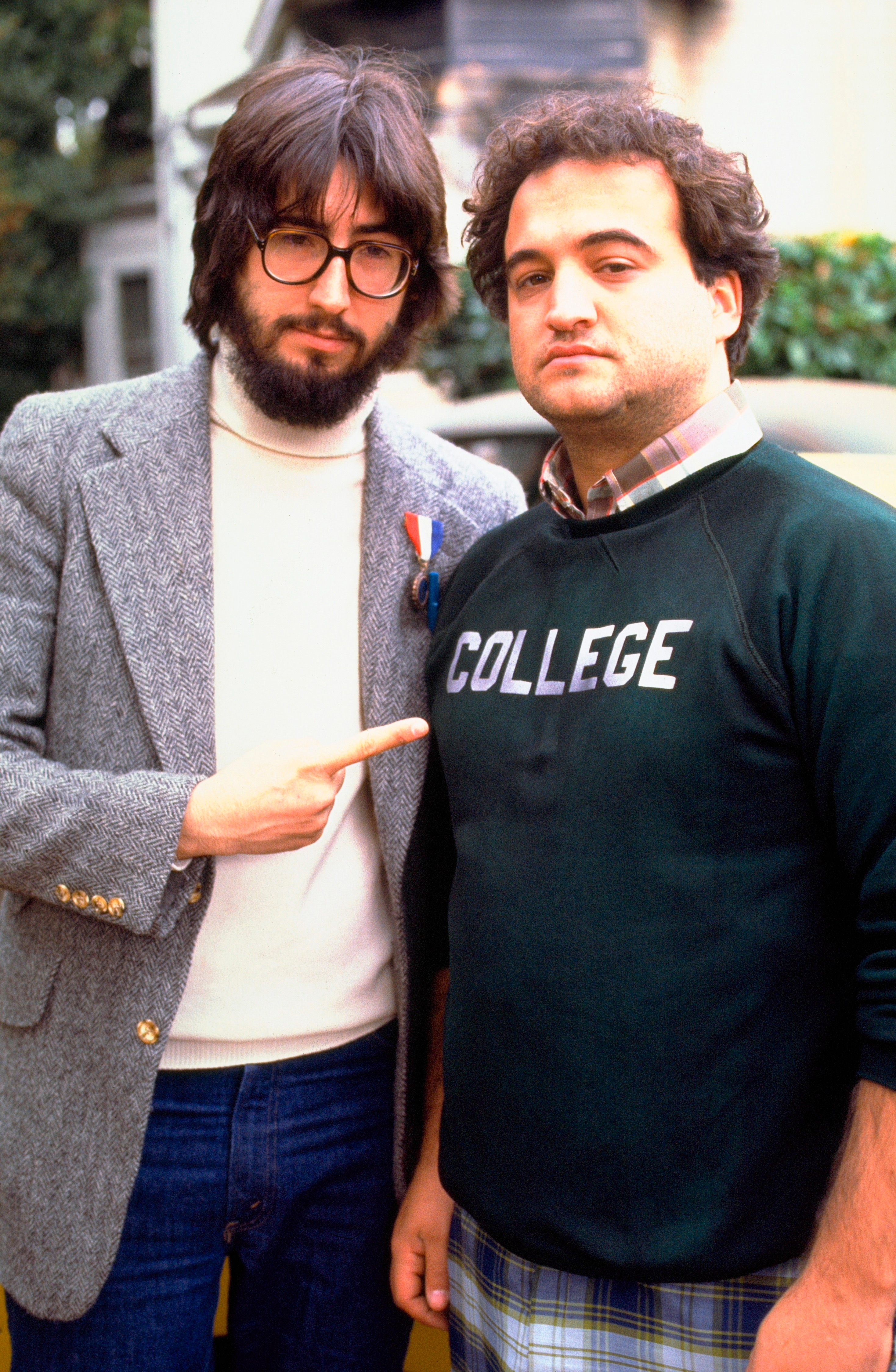 Con John Landis, regista di Animal House