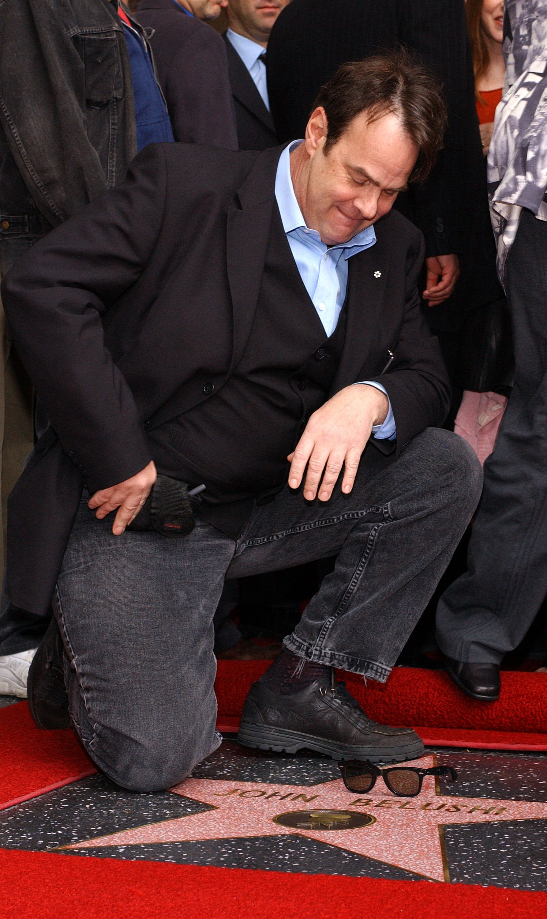 L'attore Dan Aykroyd nel 2004 alla cerimonia in onore di John Belushi sulla Walk of Fame di Hollywood