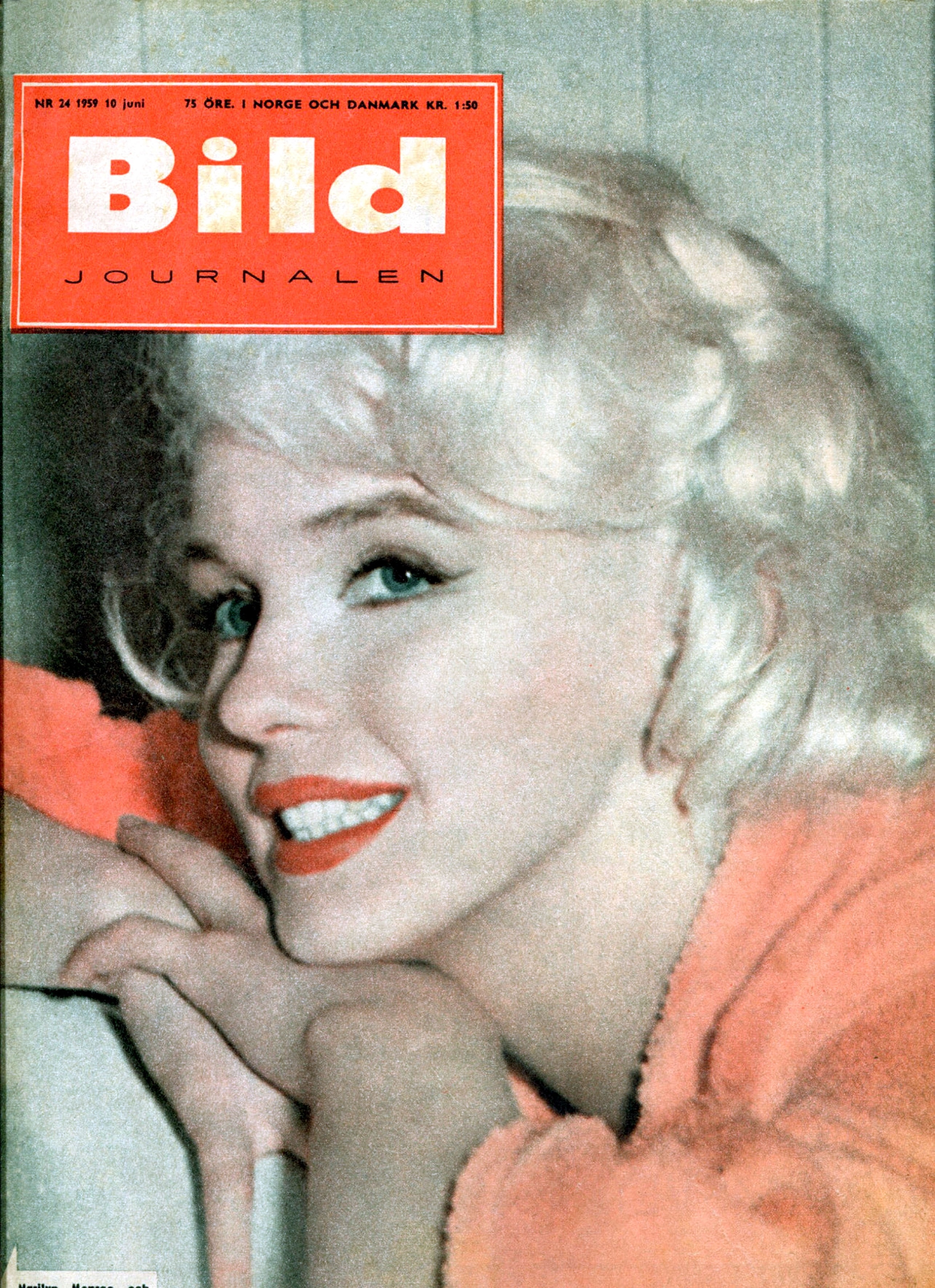 La copertina della rivista svedese Bild del luglio 1959