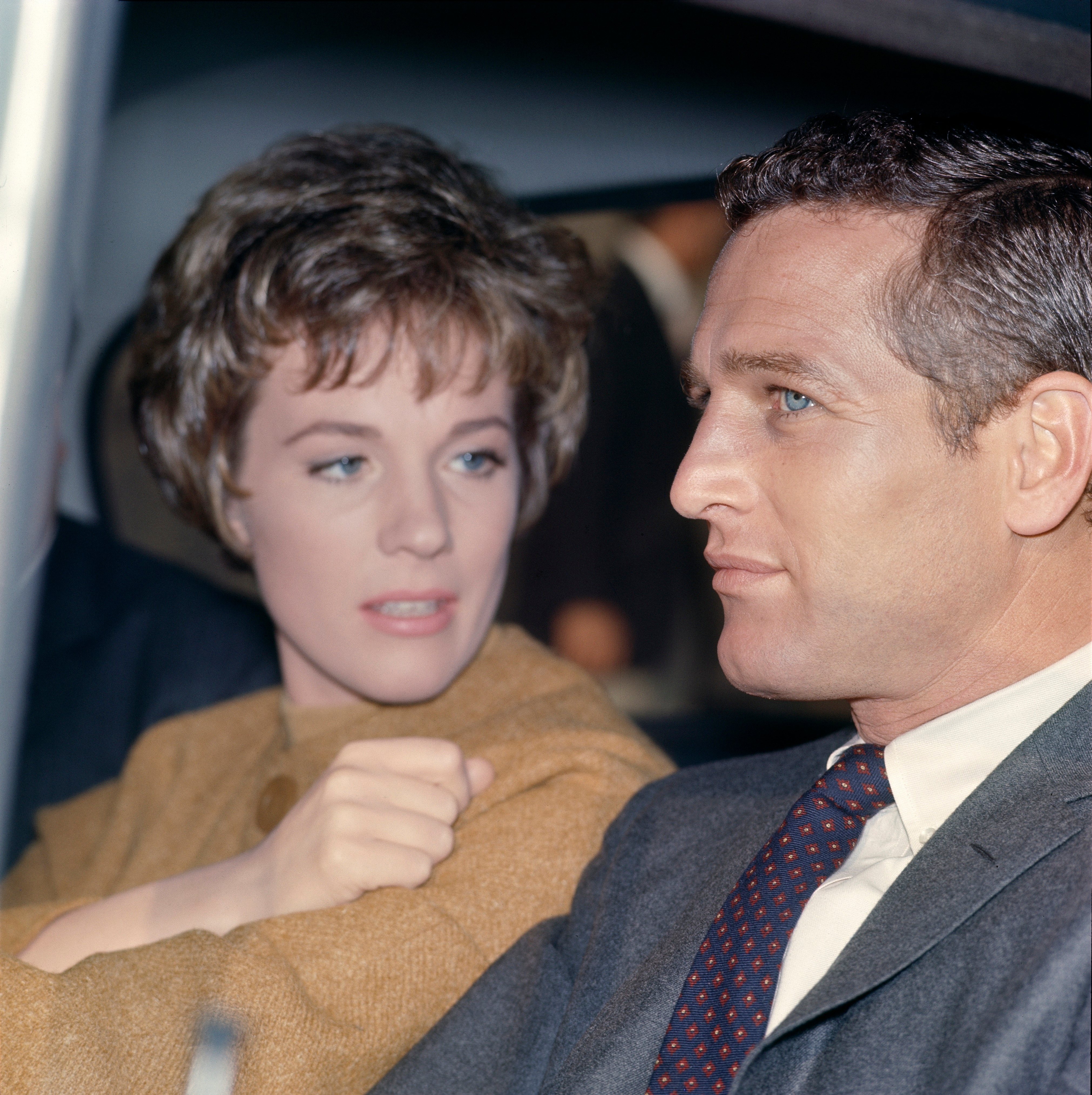 Con Paul Newman nel 1965