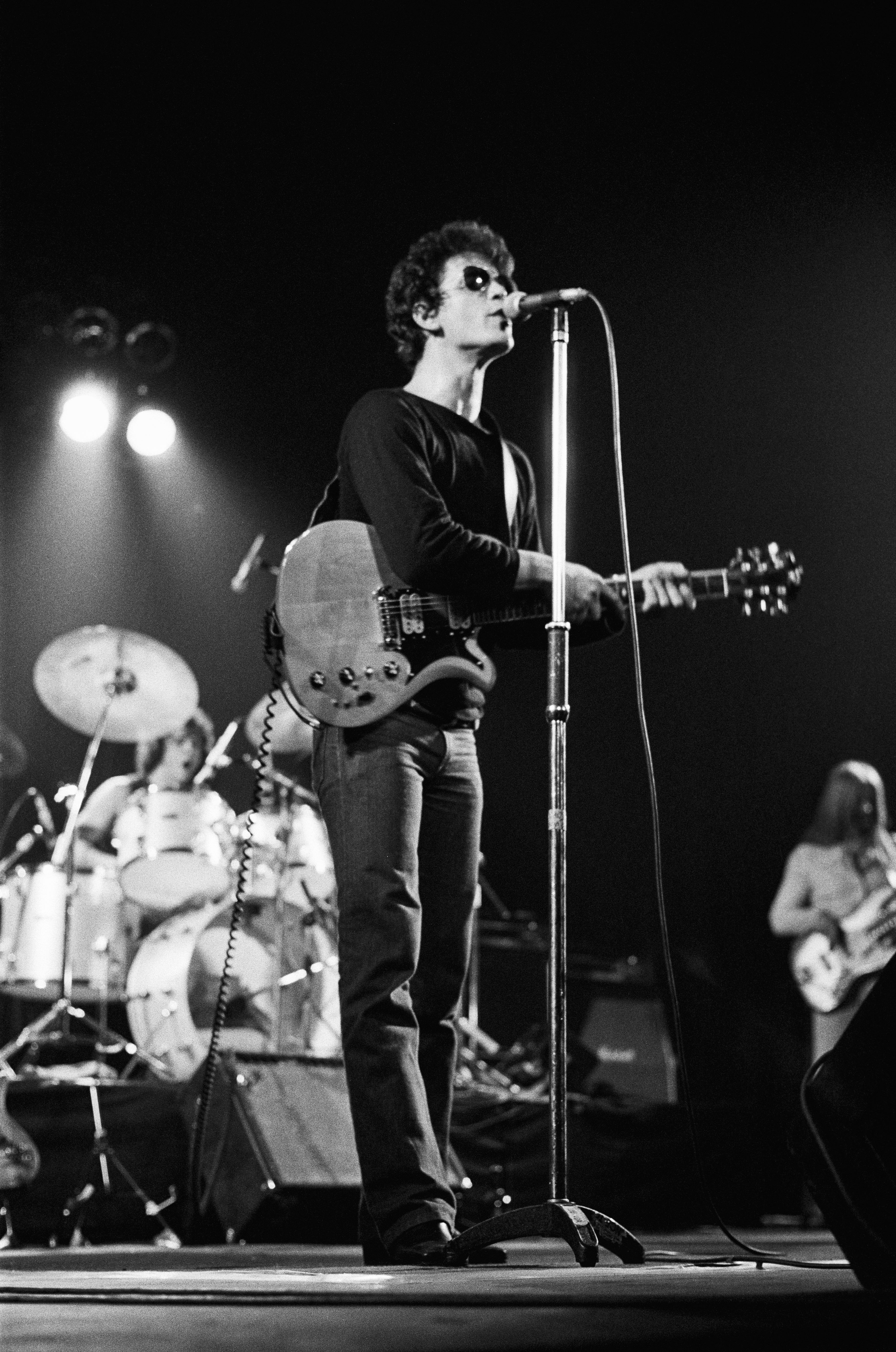 Lou Reed al New Victoria Theatre di Londra nel 1977