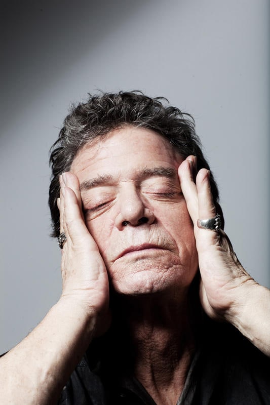 Lou Reed nel 2012 nel ritratto del fotografo rock Mattia Zoppellaro