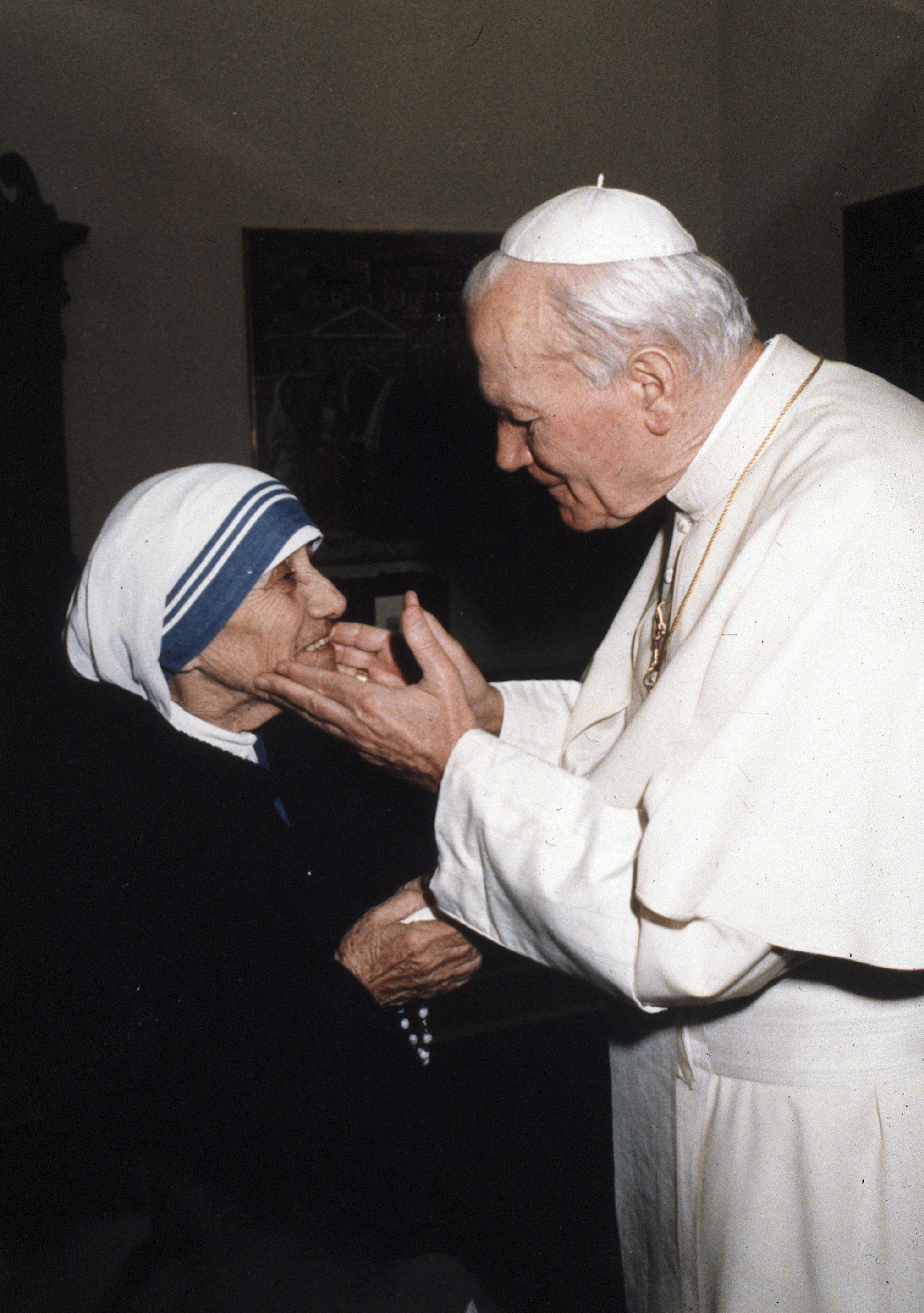 Insieme a Madre Teresa di Calcutta