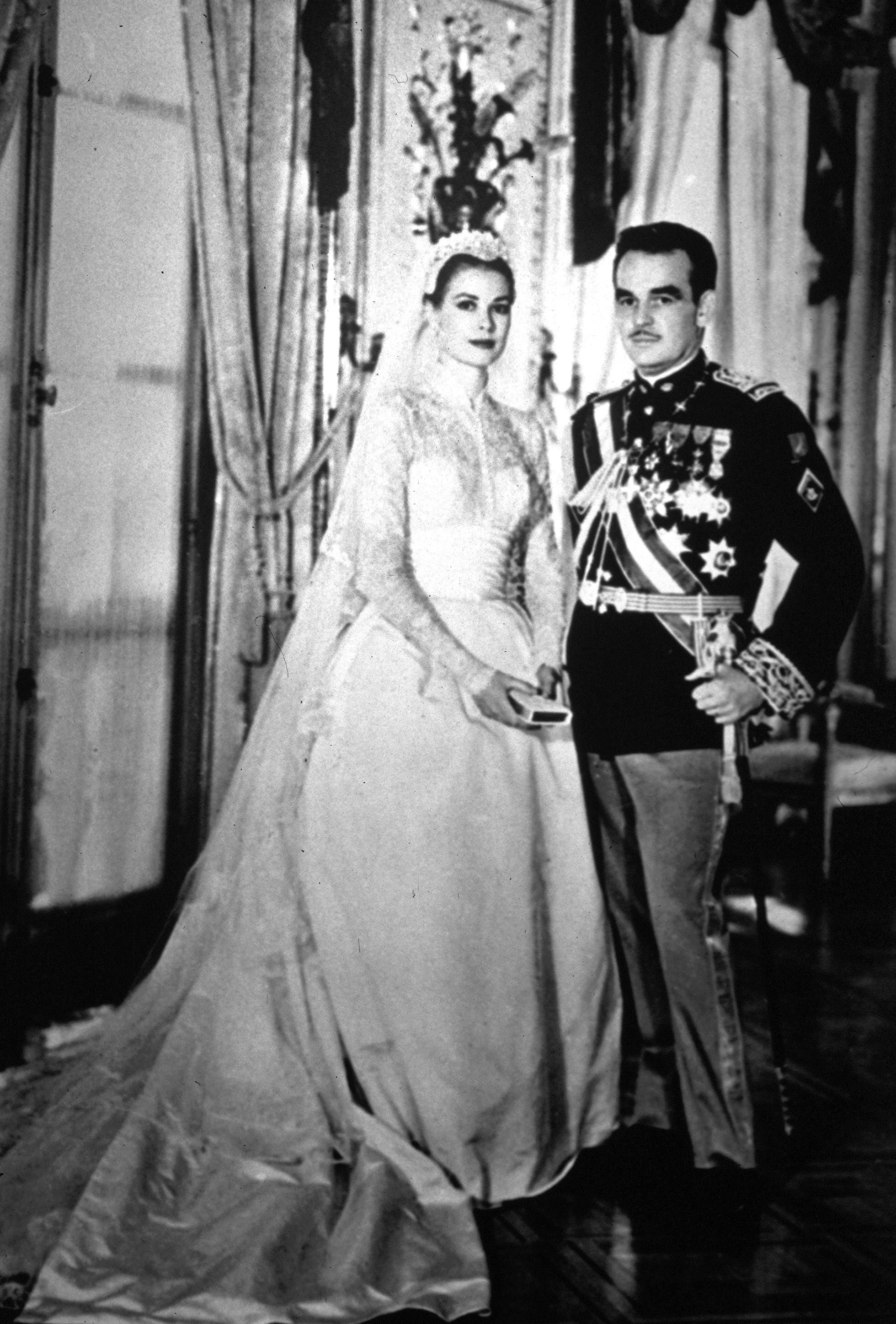 Il matrimonio col principe Ranieri di Monaco 1956