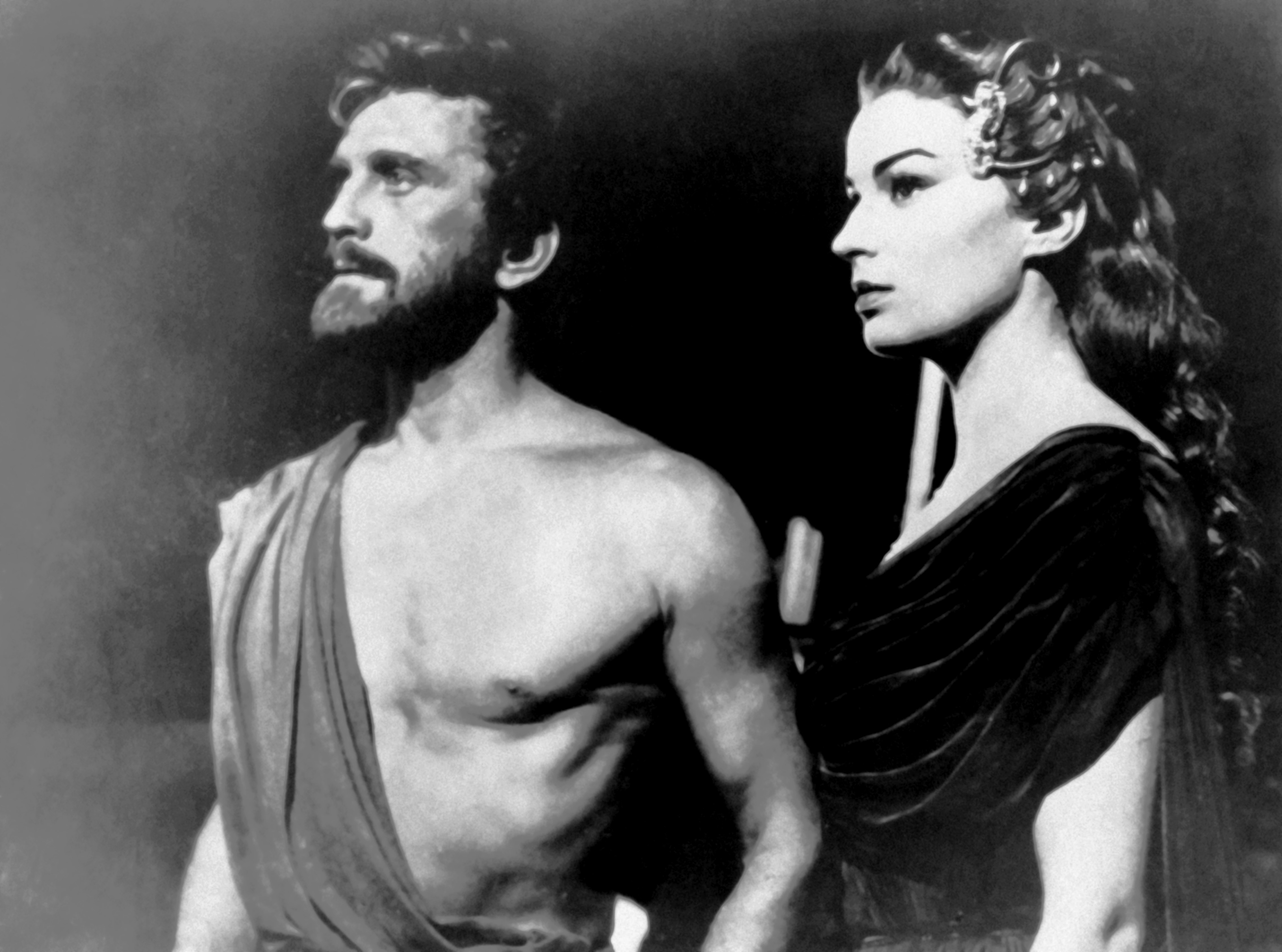 Ulisse con Silvana Mangano nel 1954