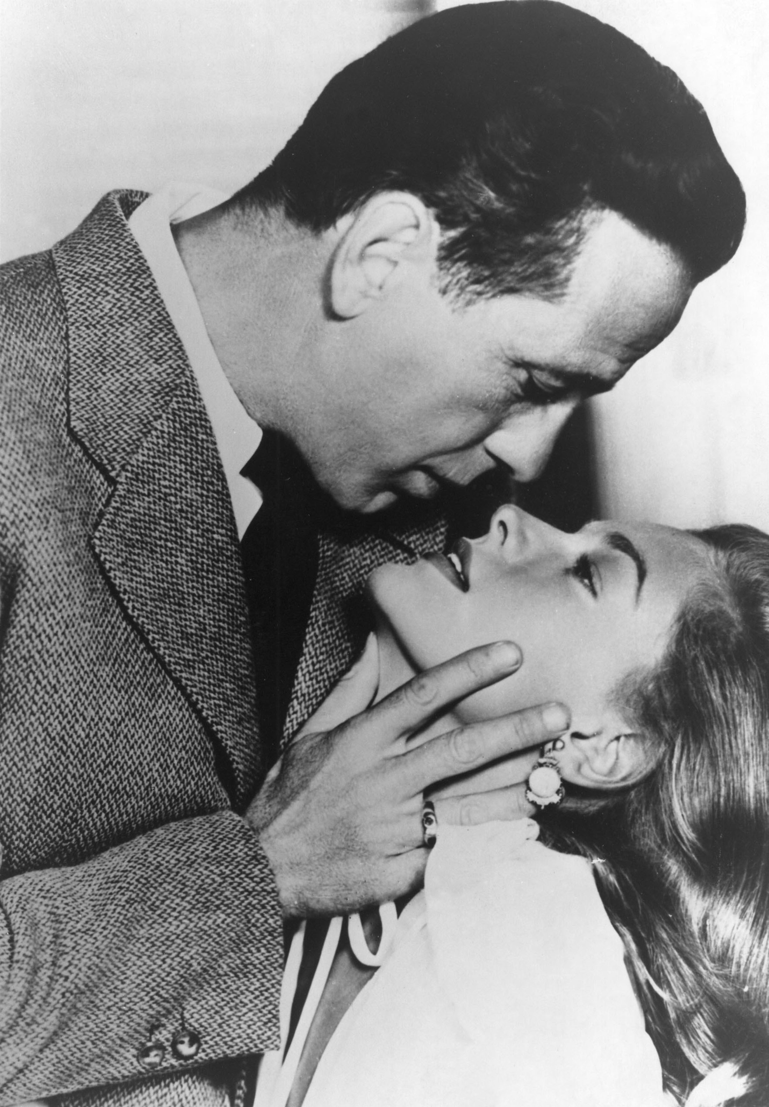 Il grande sonno 1946 con l'attrice Lauren Bacall sua moglie