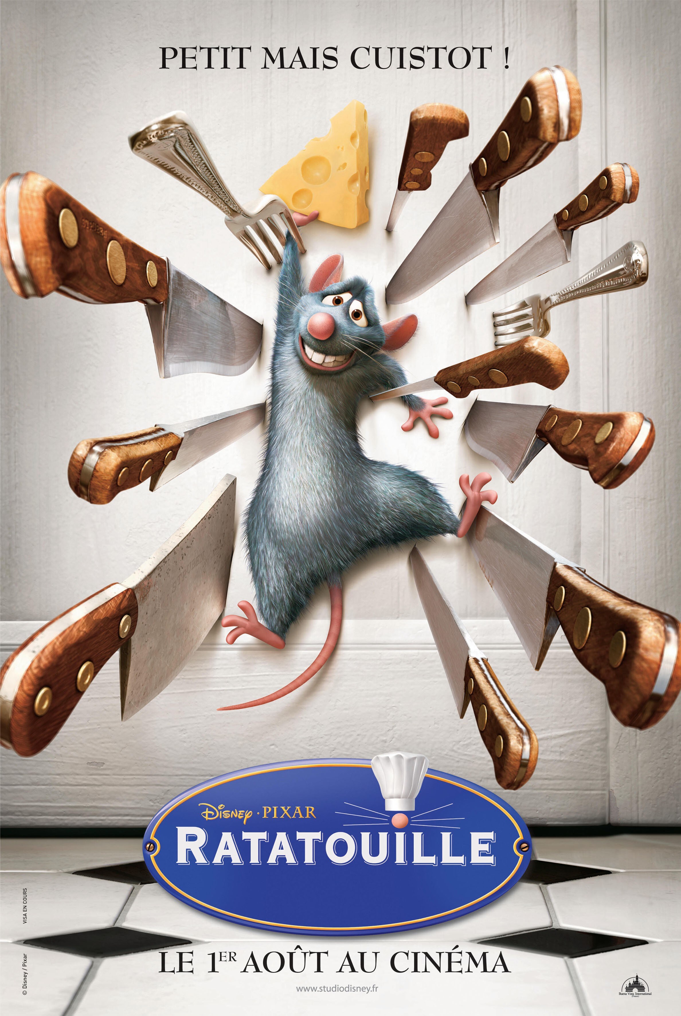 Ratatouille 2007 locandina francese