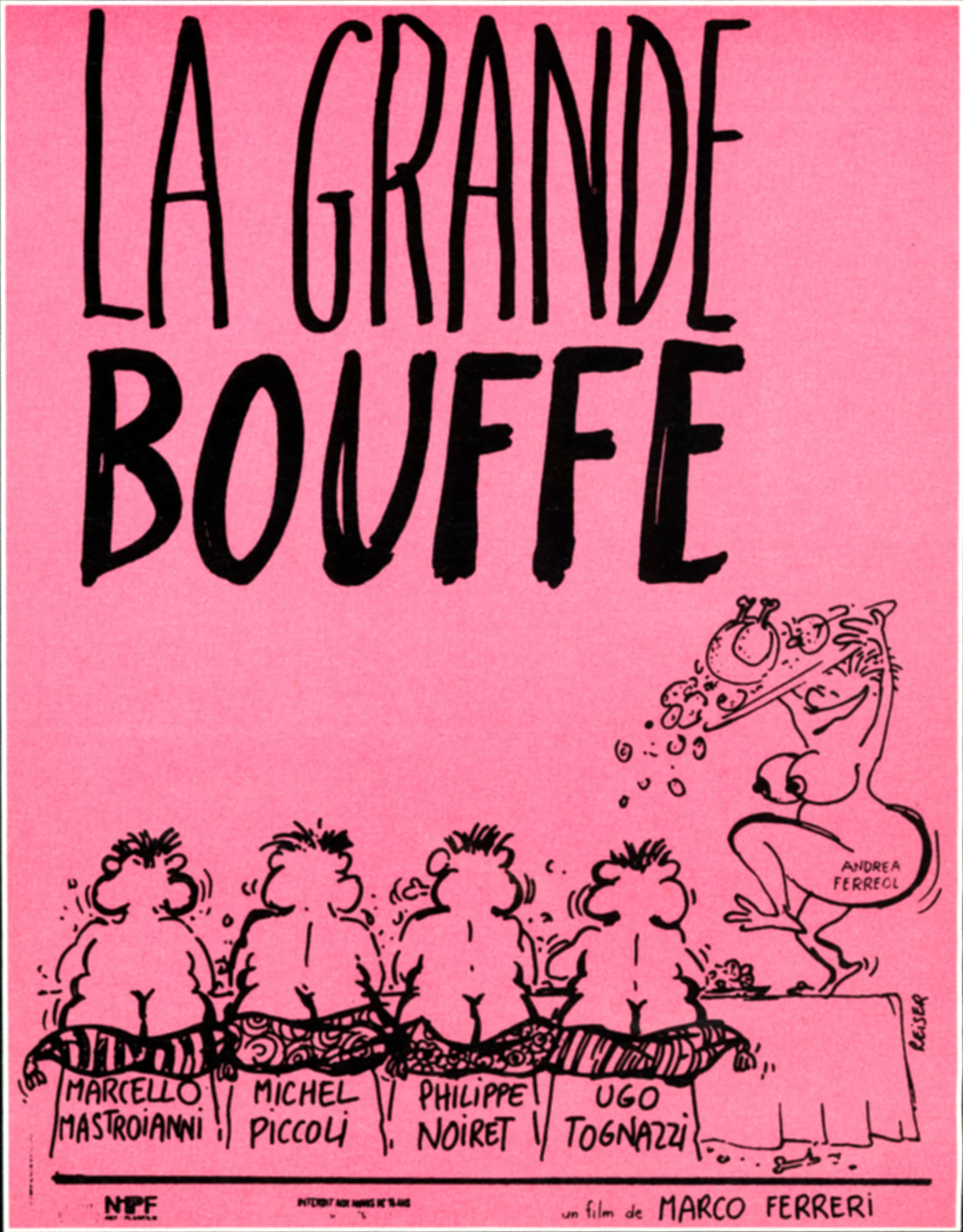 La grande abbuffata di Marco Ferreri 1973 locandina francese