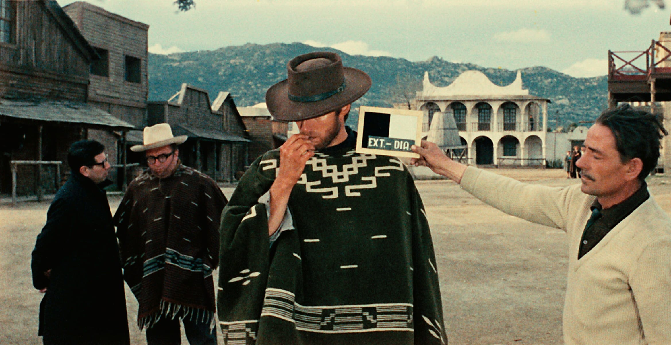 Clint Eastwood sul set